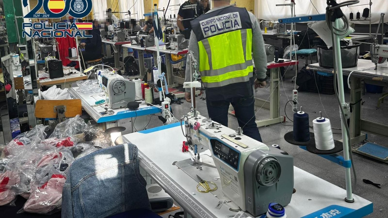 Escorcoll taller tèxtil clandestí