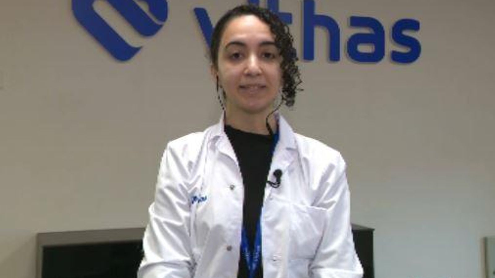 La pneumòloga Amina Bekki durant la seua intervenció en 'Les notícies del matí' este dimarts