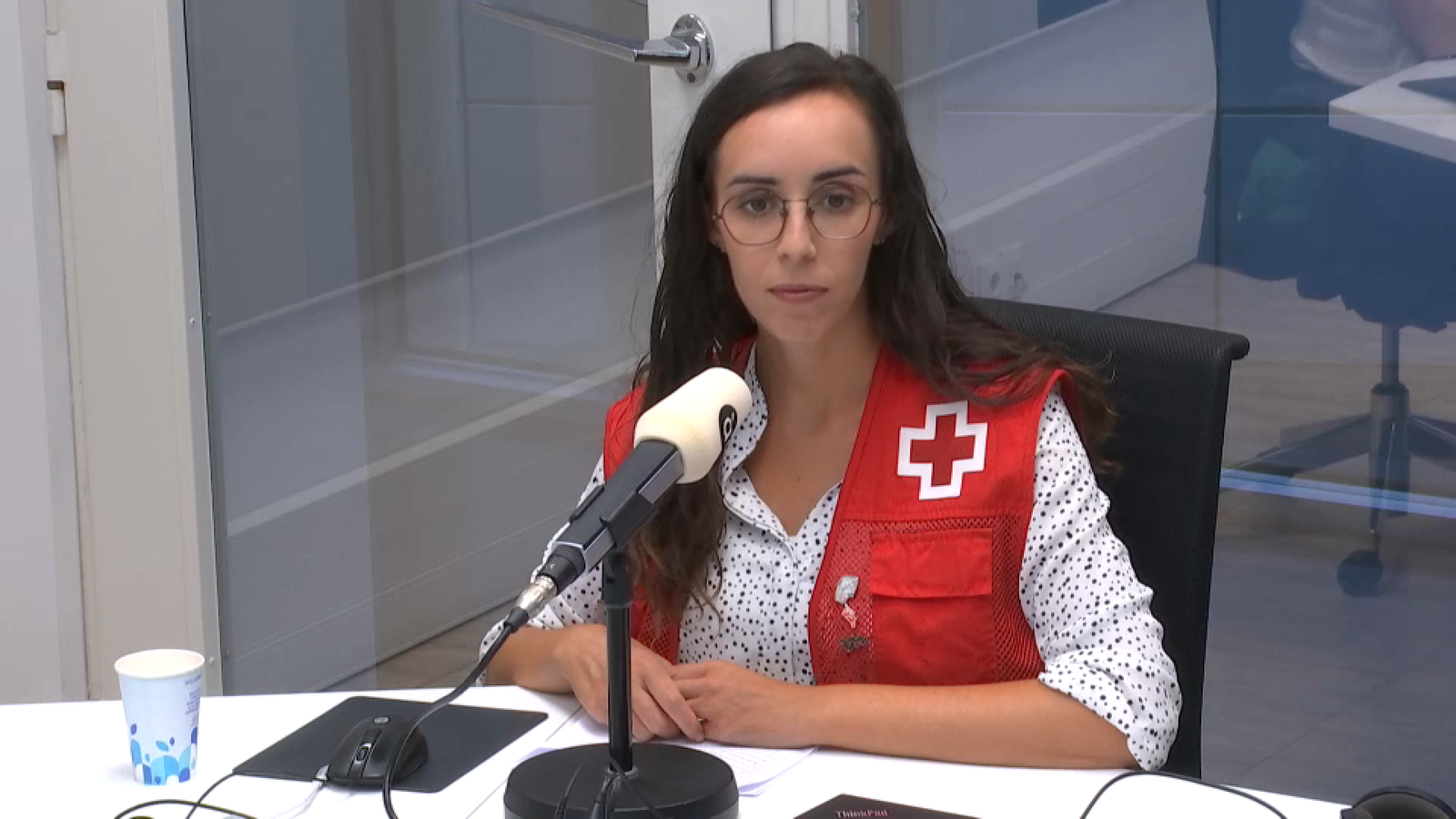 Clara González, tècnica de salut de la Creu Roja