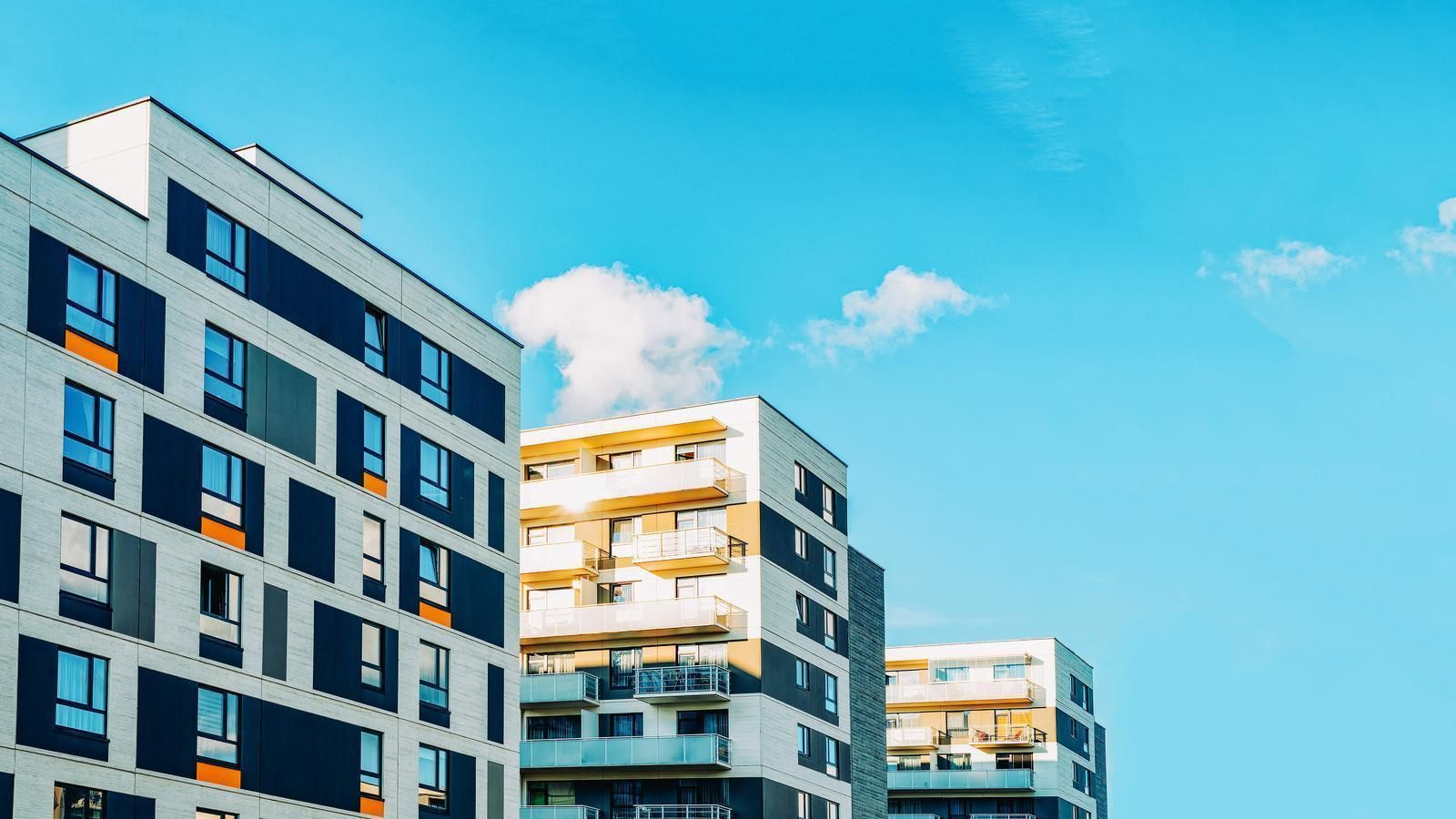 Edificis de nova construcció, en una imatge d'arxiu