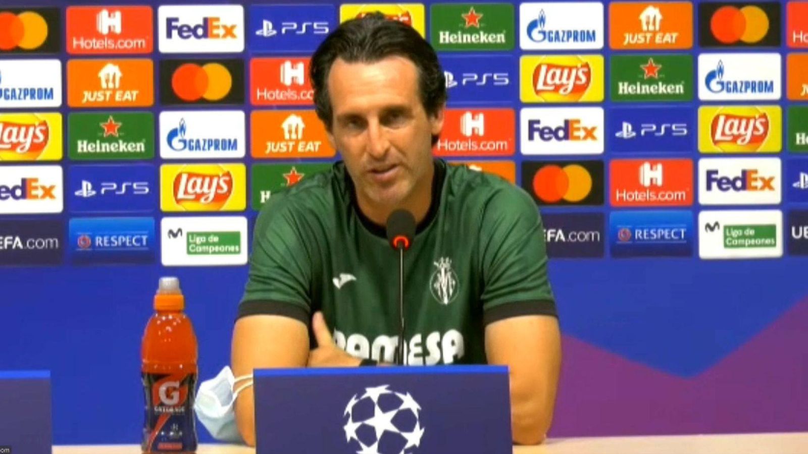 L'entrenador del Vila-real, Unai Emery