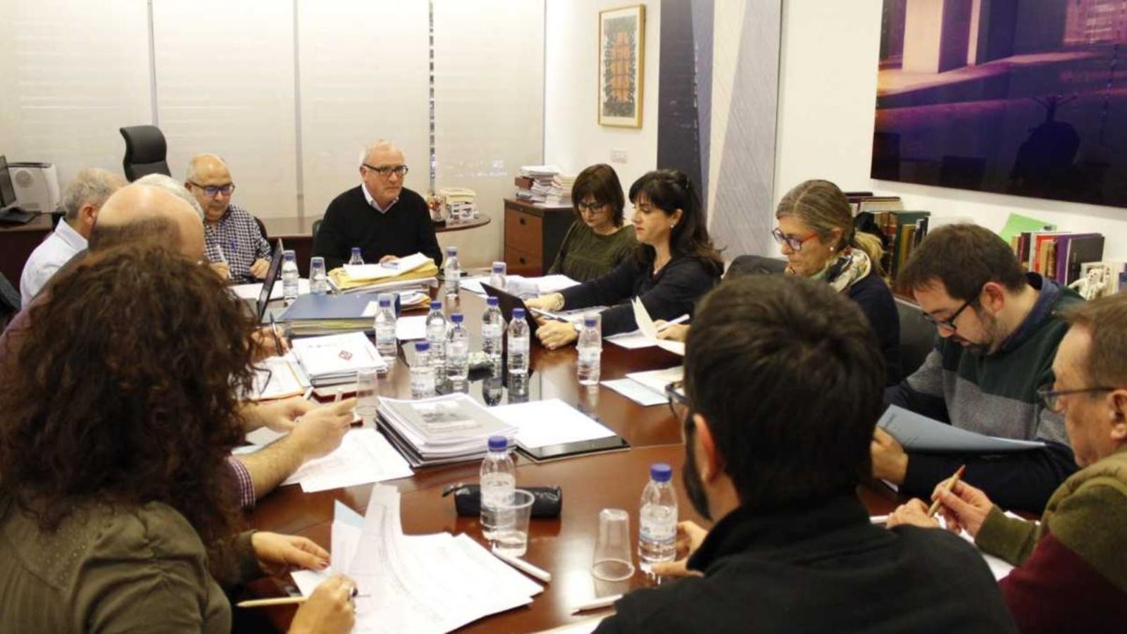 Reunió de la la comissió avaluadora Reunió de la la comissió avaluadora