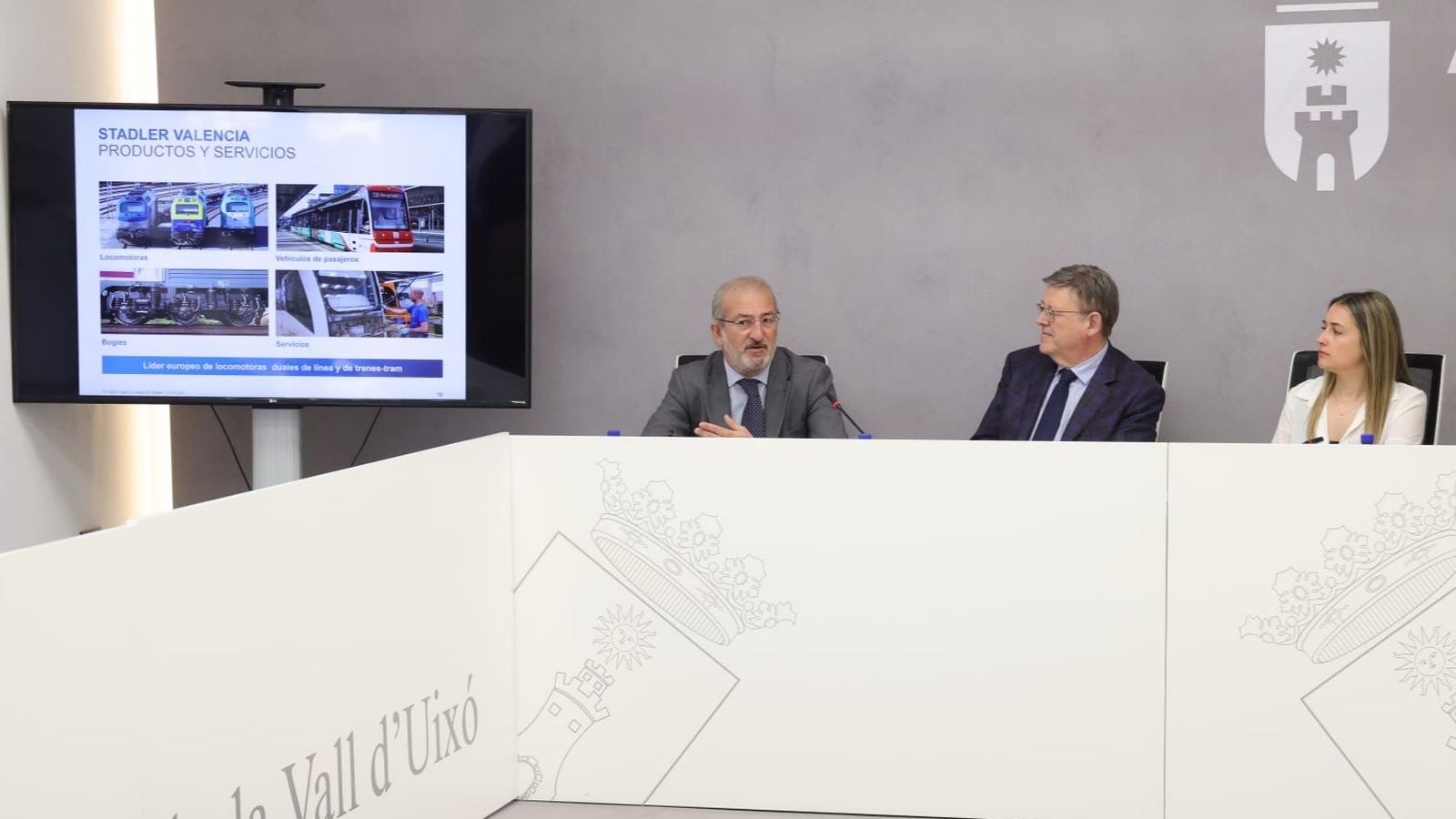 Acte de presentació de la nova planta de Stadler a la Vall d'Uixó