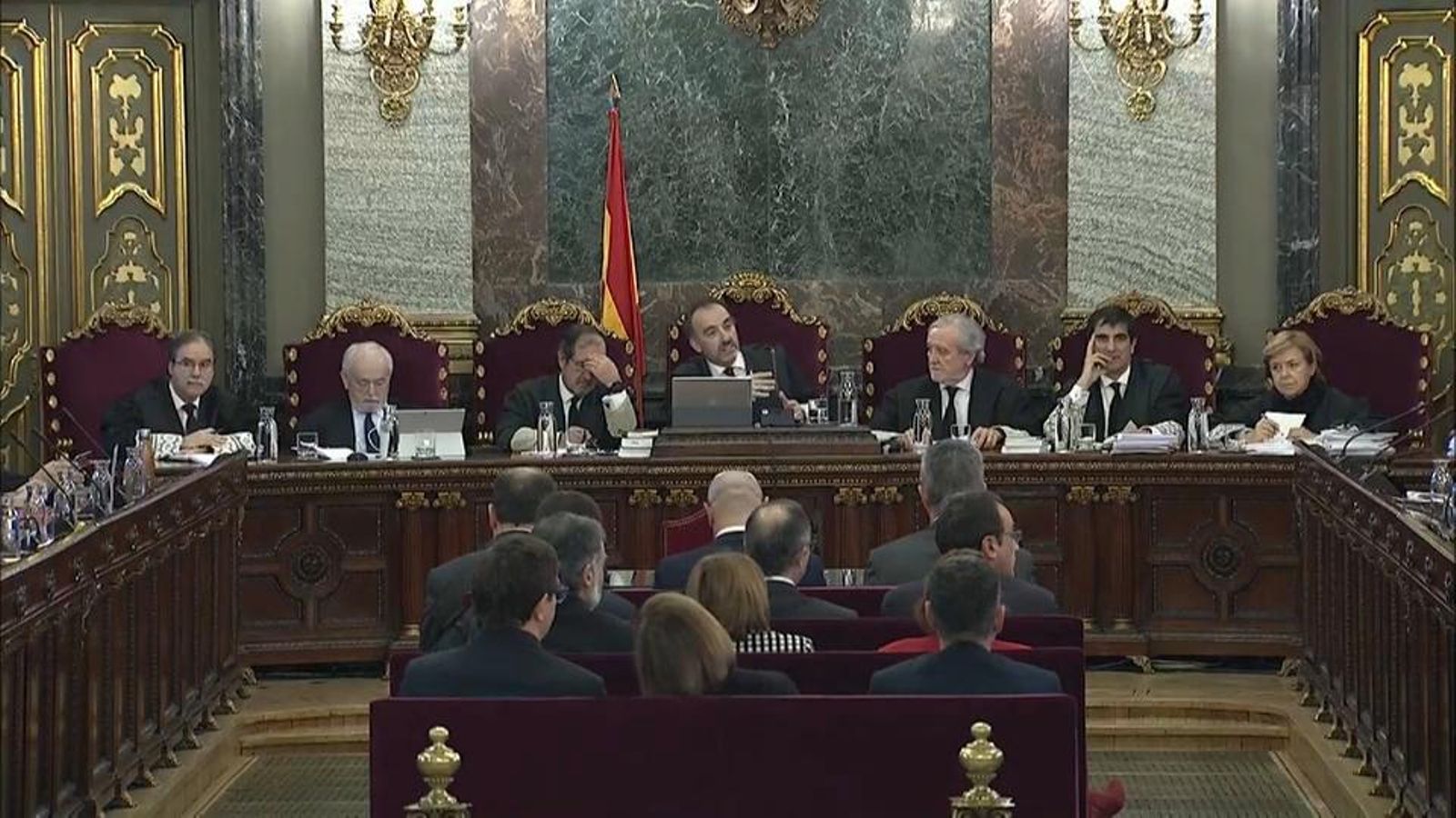 Segona sessió del juí pel 'procés'