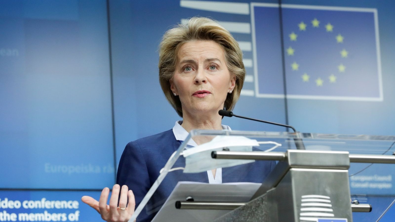La presidenta de la Comissió Europea, Ursula Von Der Leyen