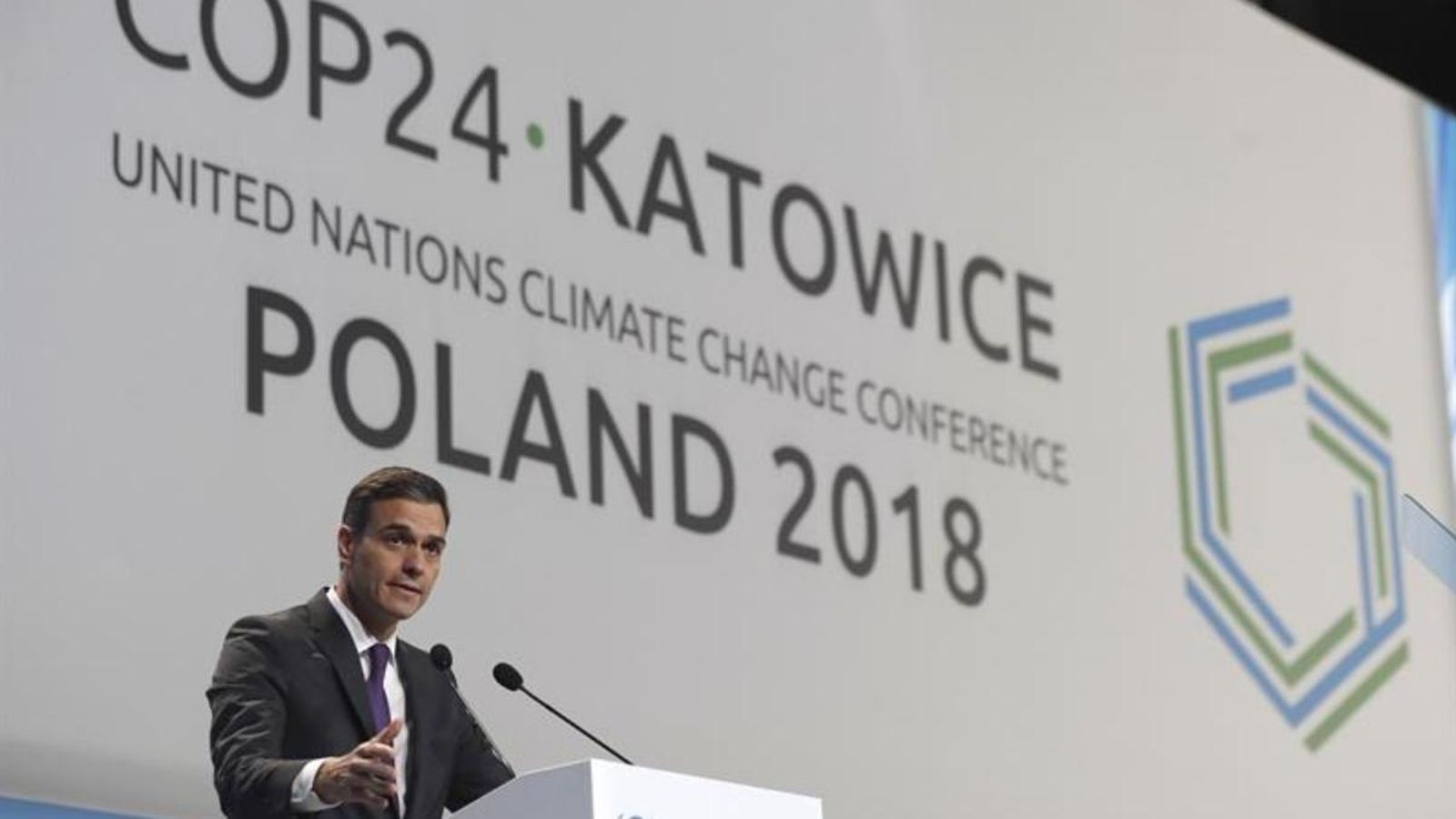 Pedro Sánchez ha intervingut en la XXIV Cimera del Clima, que se celebra en Katowice (Polònia)