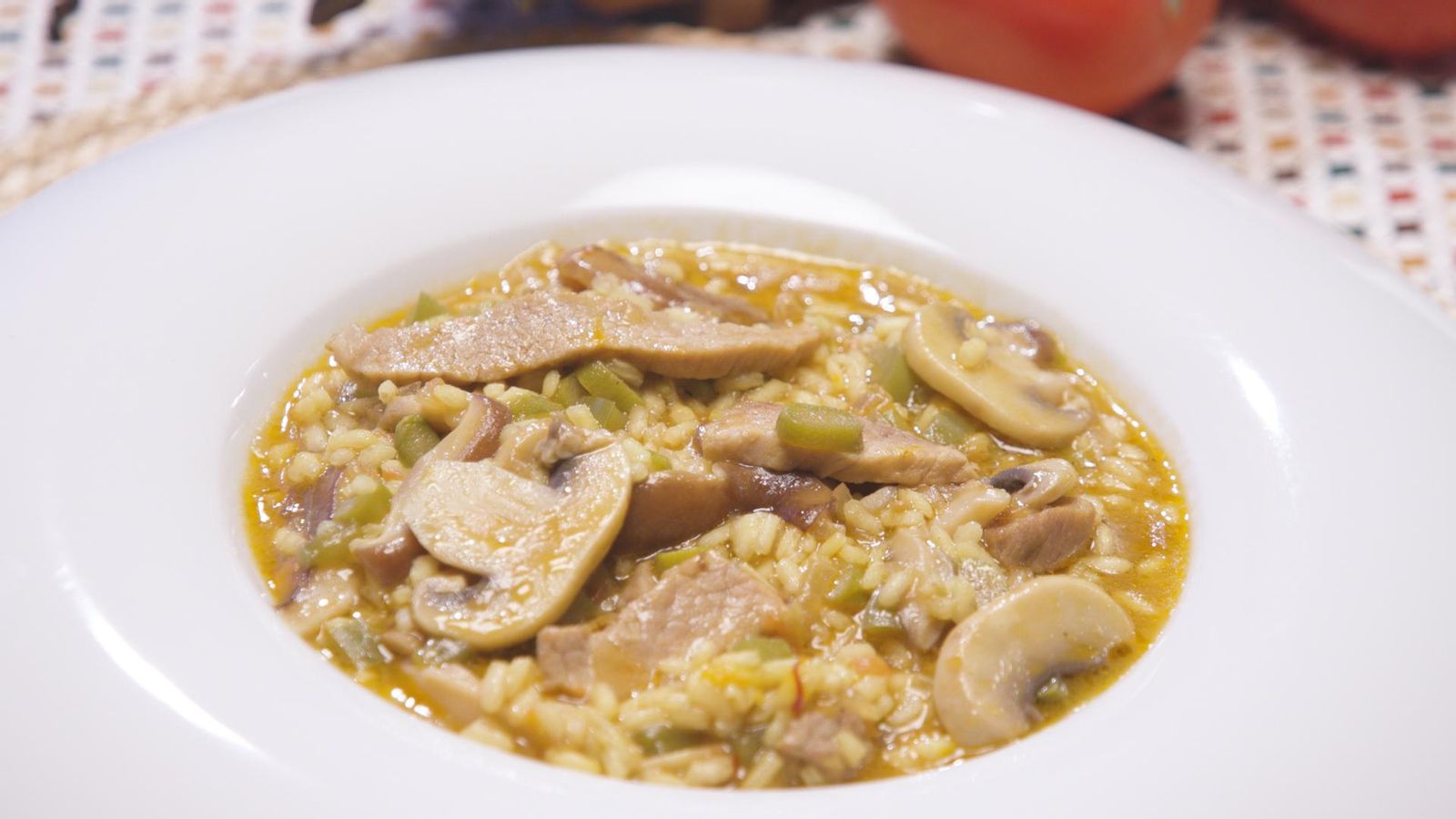 Arròs melós de secret a la cervesa