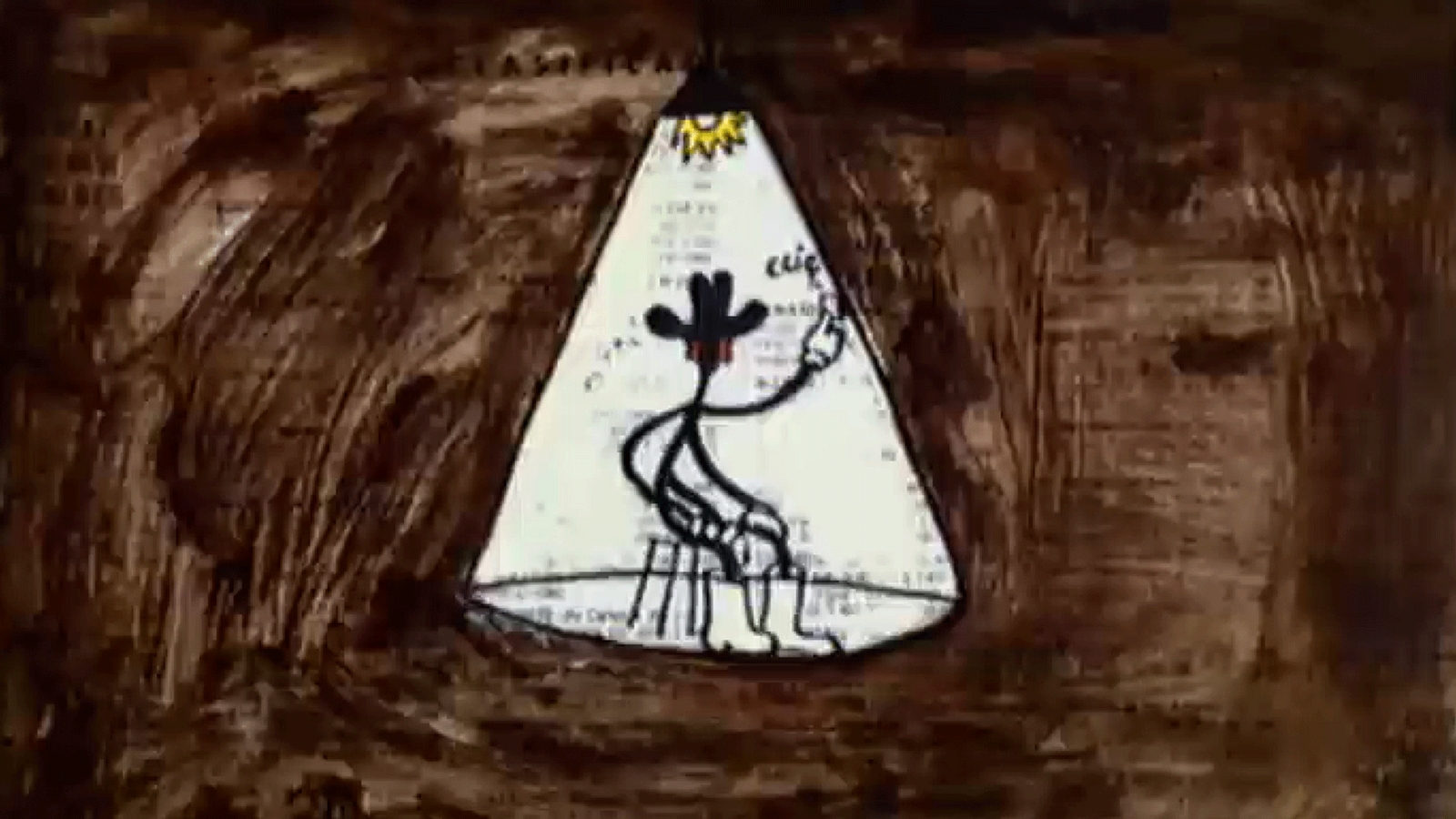 Una imatge d'una de les cortinetes de Canal de 1996 que parlava sobre el control en el consum de llum