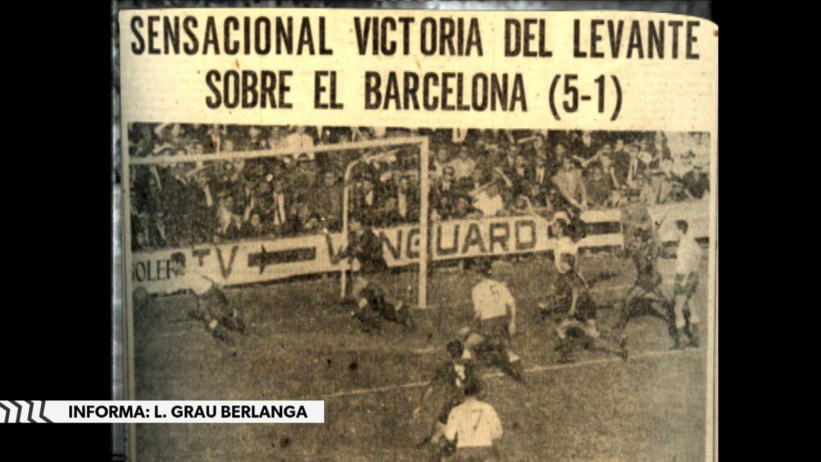 Així han sigut els Llevant-Barça entre Vallejo i Orriols