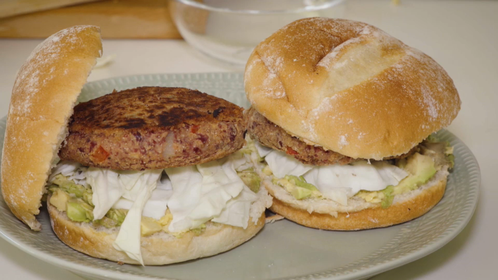Les hamburgueses fetes amb llegums són molt saludables