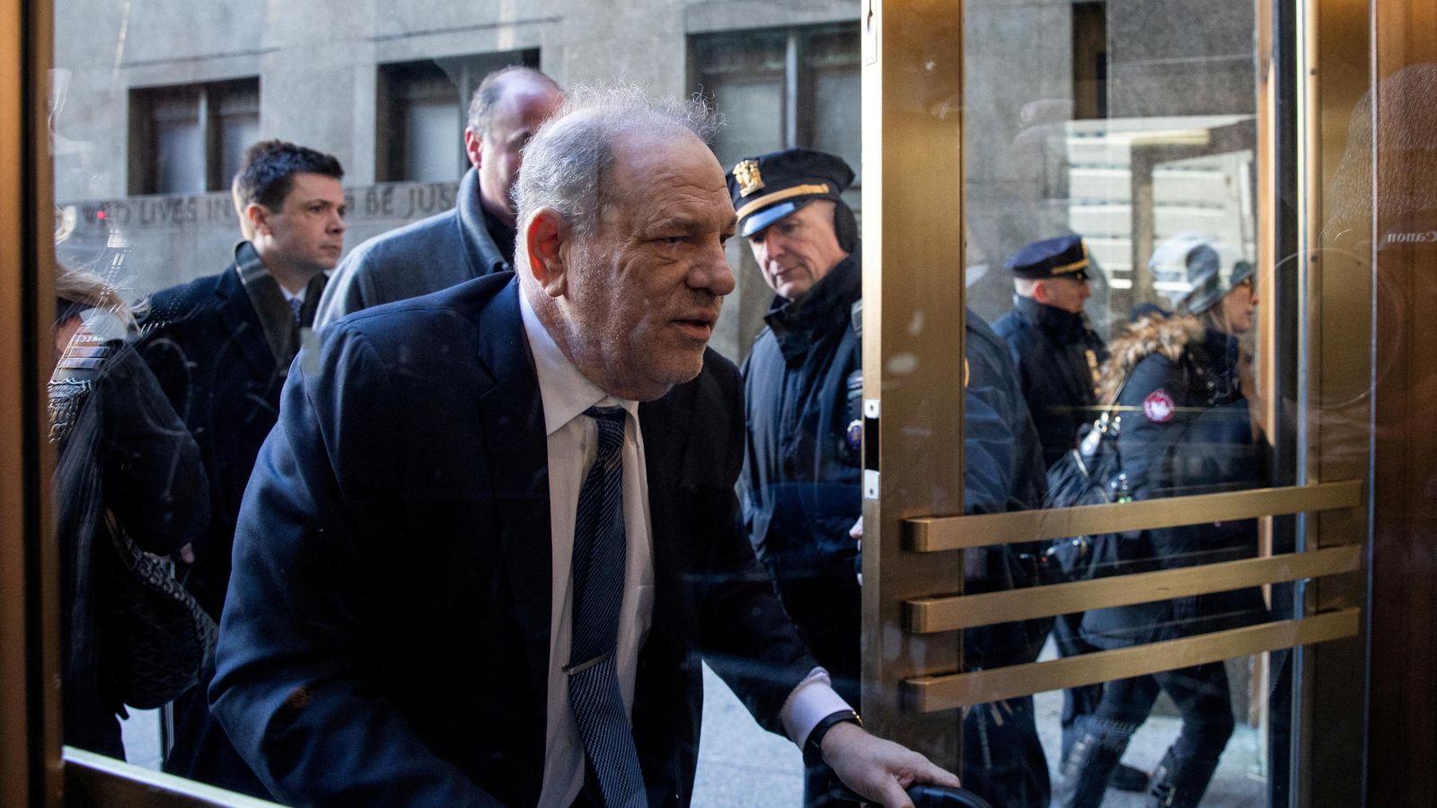 El productor de cinema Harvey Weinstein arriba al jutjat de Nova York en 2020