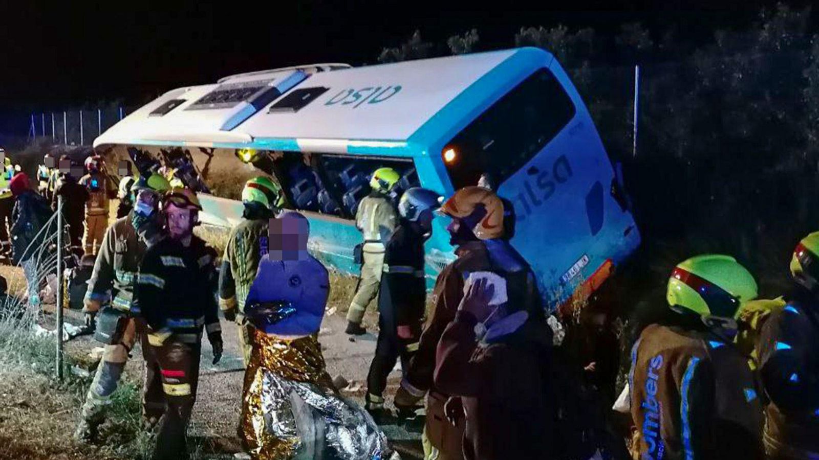 Imatge de l'accident a la Granja de Rocamora (Baix Segura)