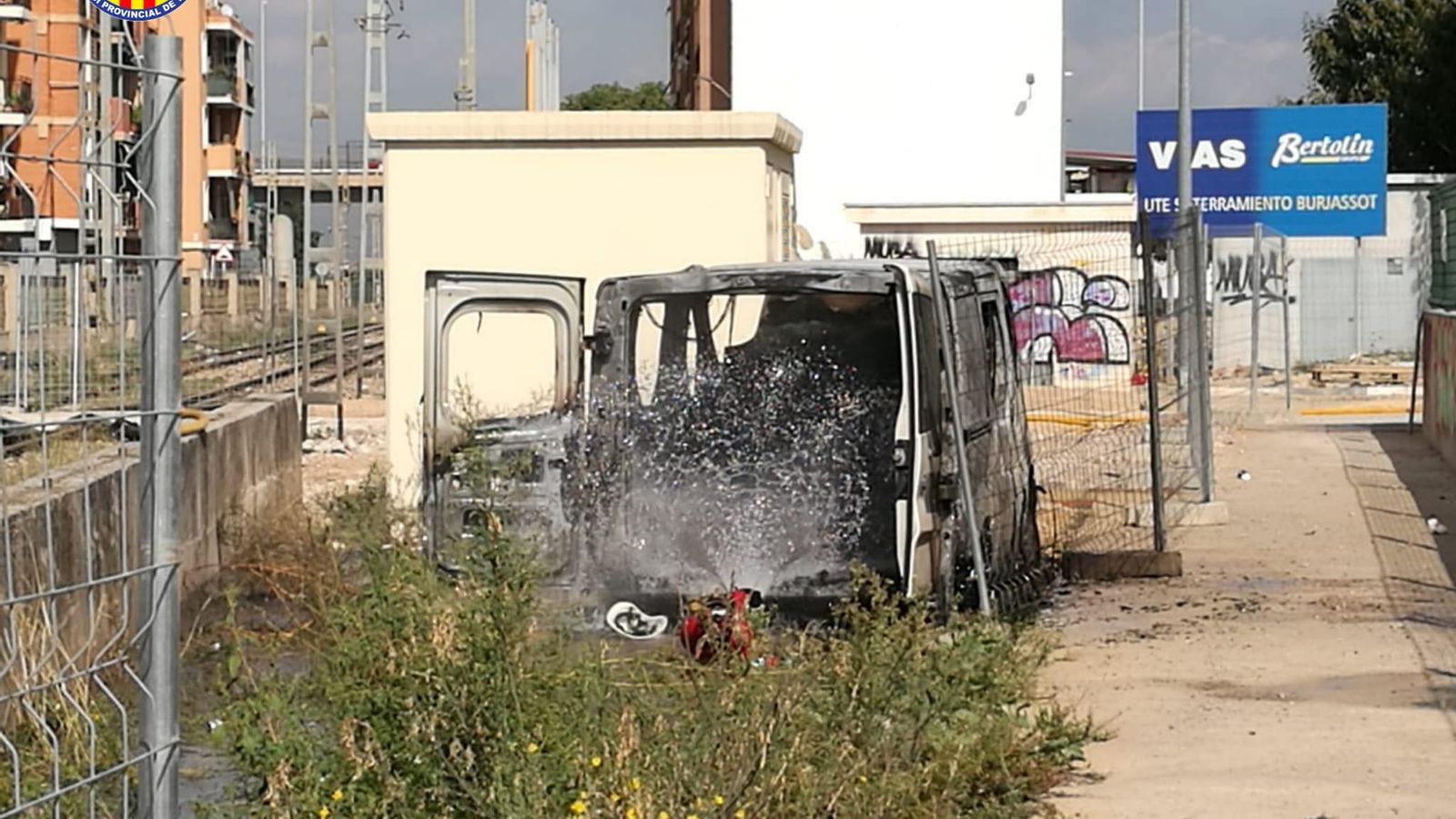 Una imatge del sinistre