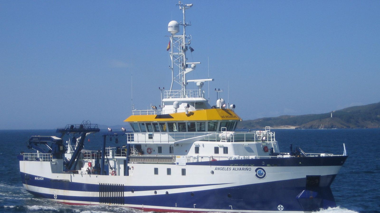 Imatge d'arxiu del vaixell oceànic Ángeles Alvariño