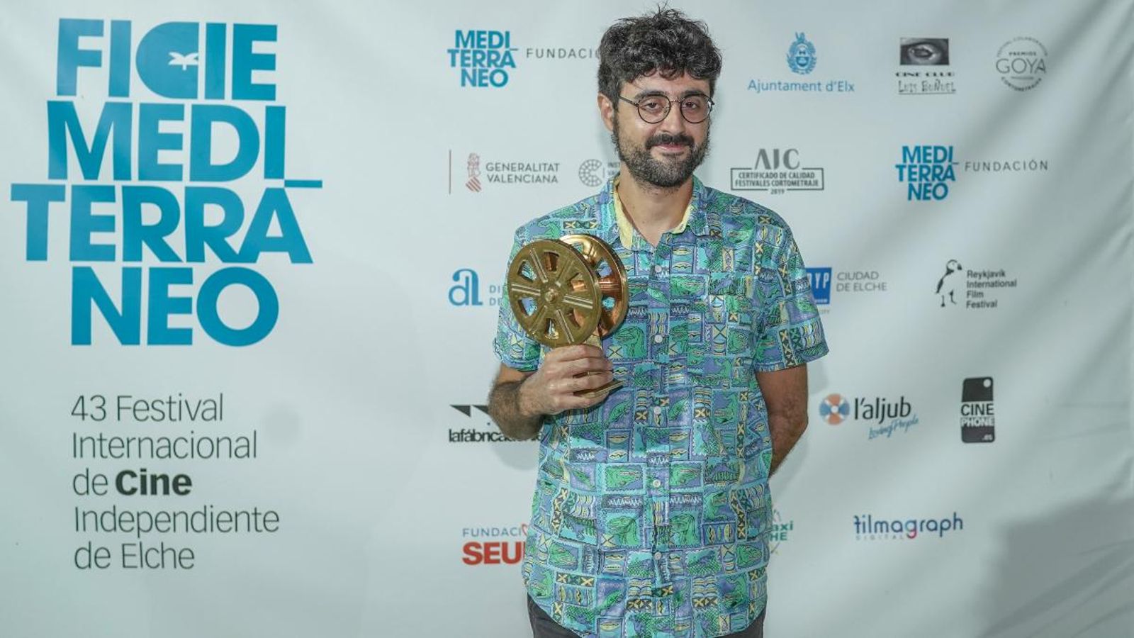 Chema García Ibarra director de 'Leyenda dorada' amb el premi