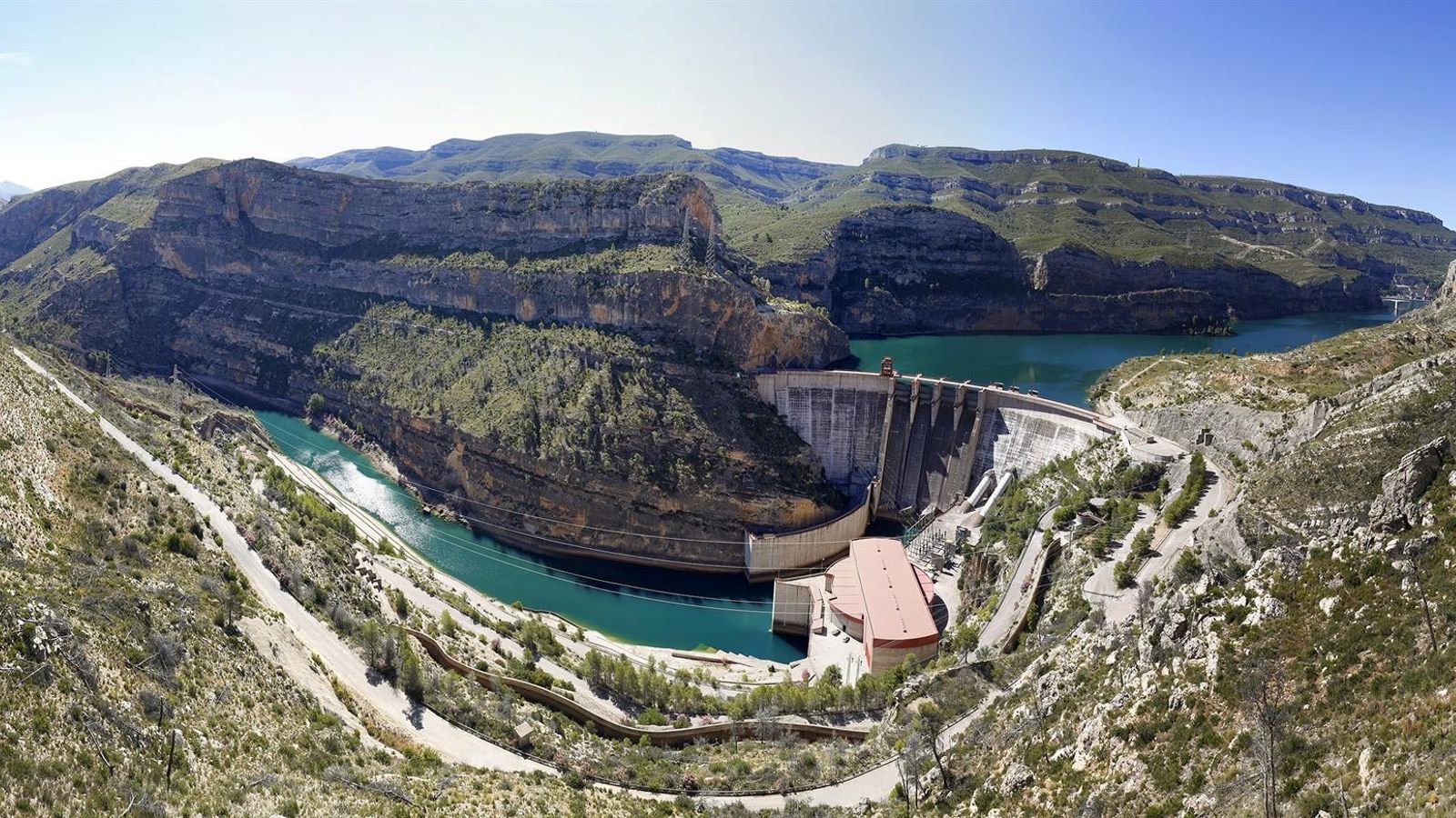 Imatge d'arxiu de l'embassament de Cortes de Pallars Imatge d'arxiu de l'embassament de Cortes de Pallars