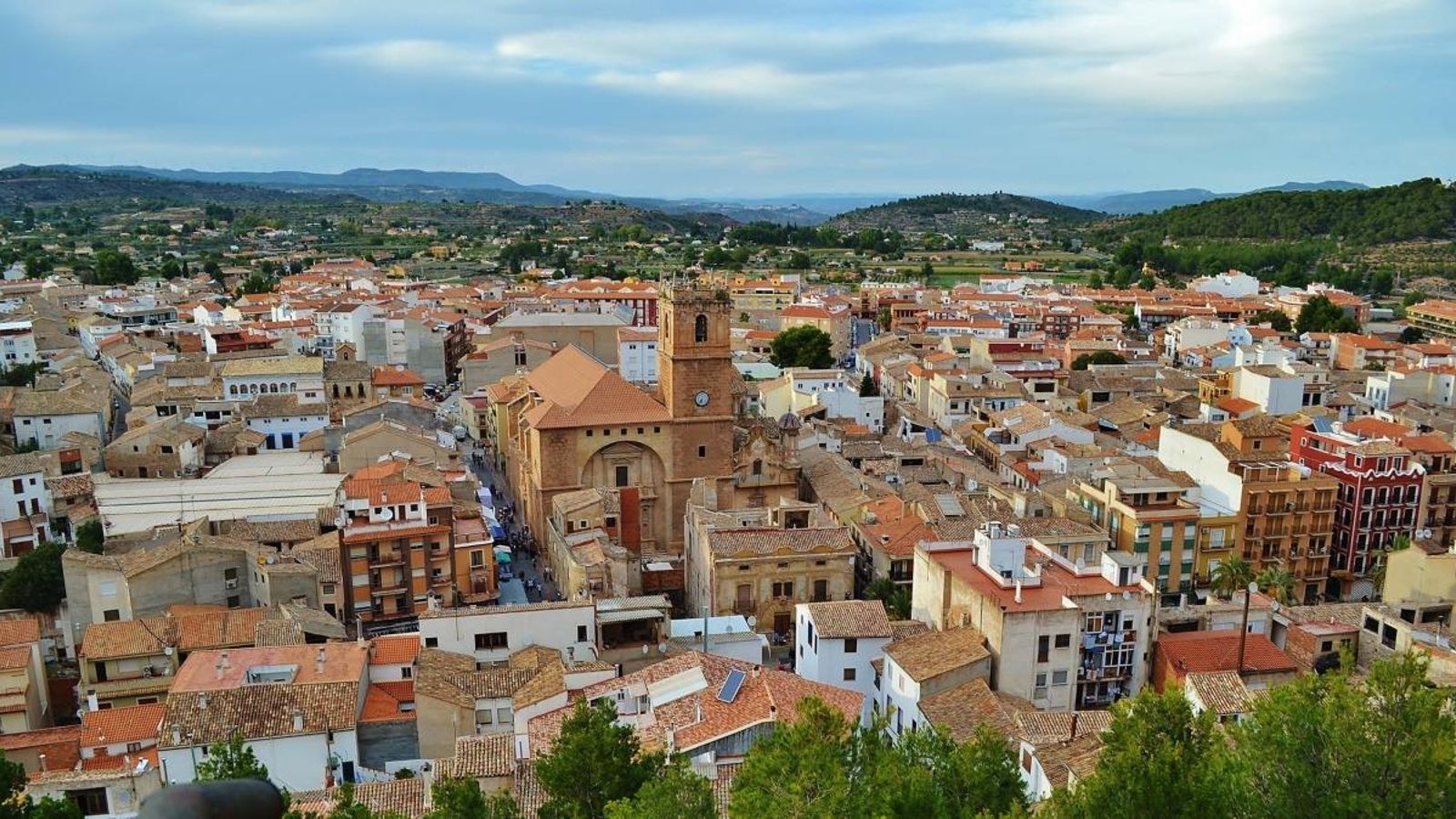 Vista aèria d'Aiora