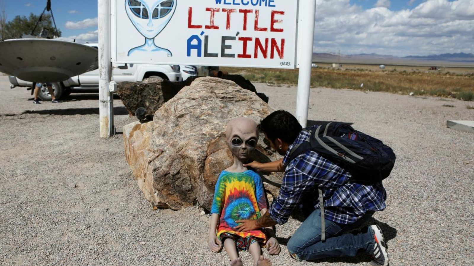 Comencen a arribar els entusiastes dels ovnis a Rachel, el poble que acull la base militar Àrea 51