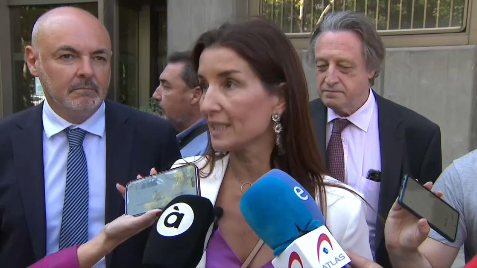 La consellera d'Hisenda, Ruth Merino, este dilluns a Madrid