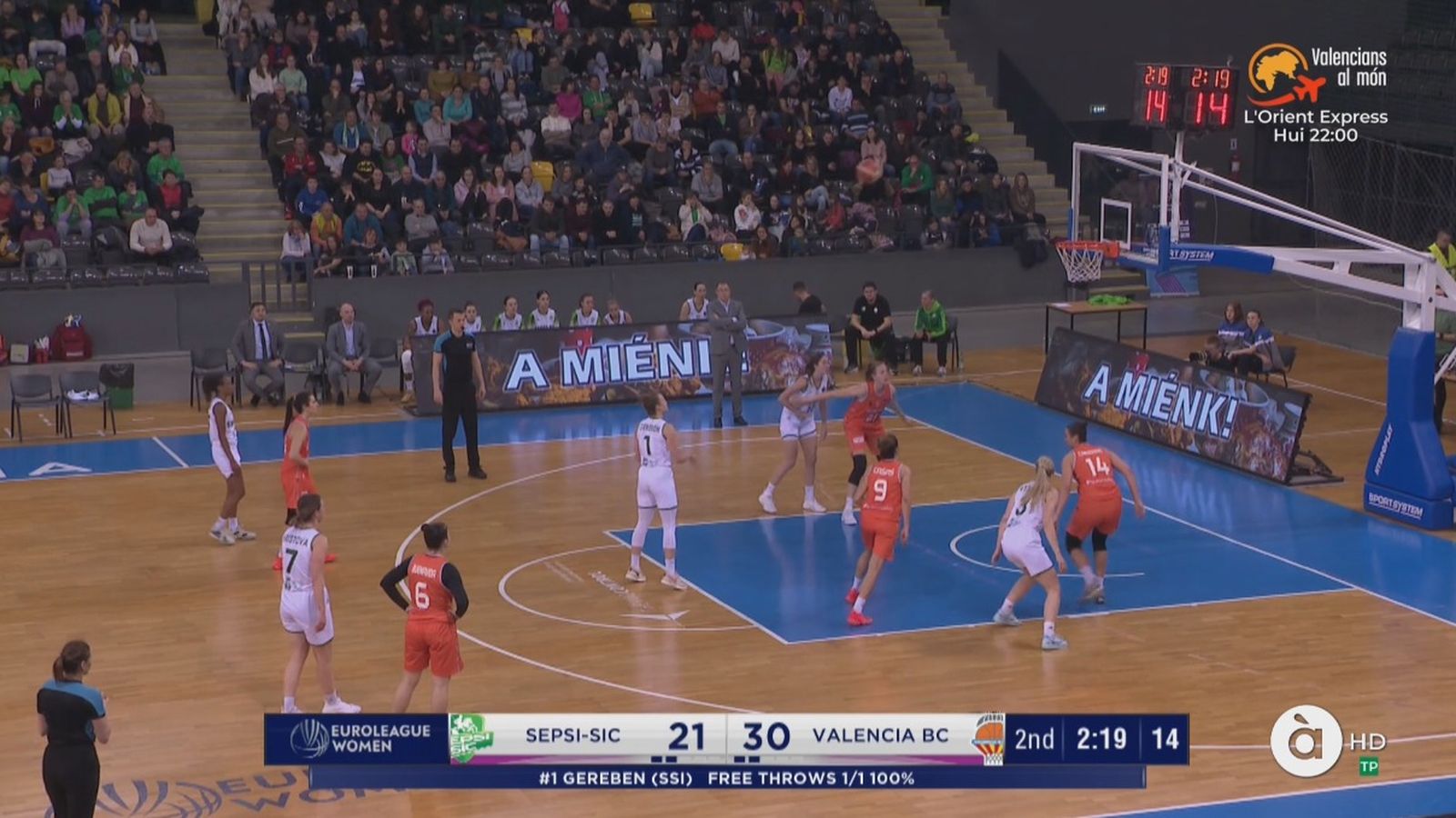 10.01.2024 | Sepsi-València Basket