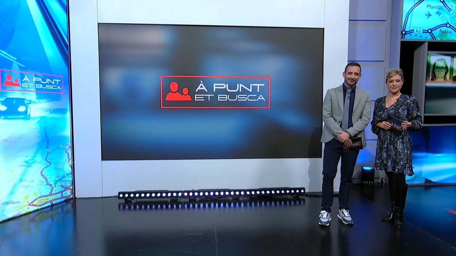 Juan nieto i Mireia Llinares en 'À Punt et busca'