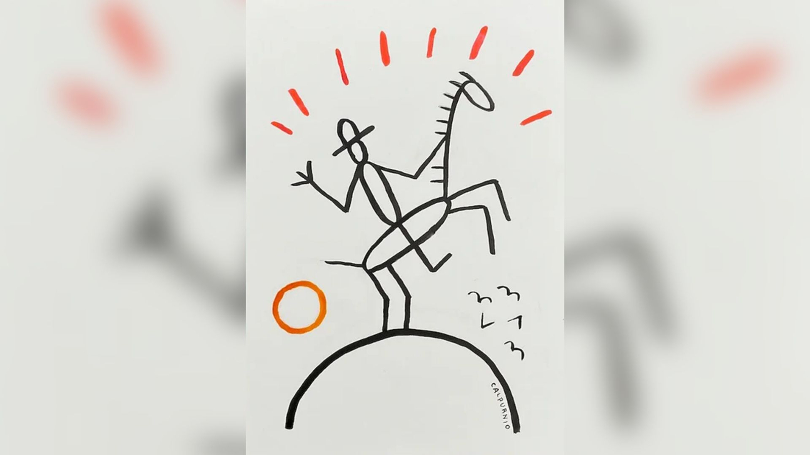 Cuttlas, el personatge més famós de Calpurnio, al que va dibuixar durant 37 anys