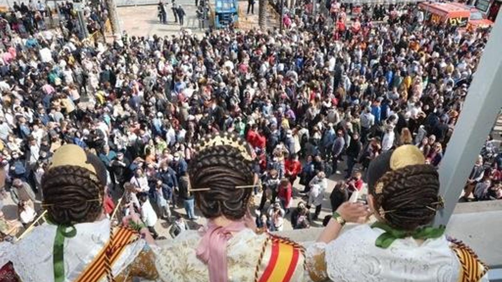 Imatge de la mascletà de diumenge Imatge de la mascletà de diumenge
