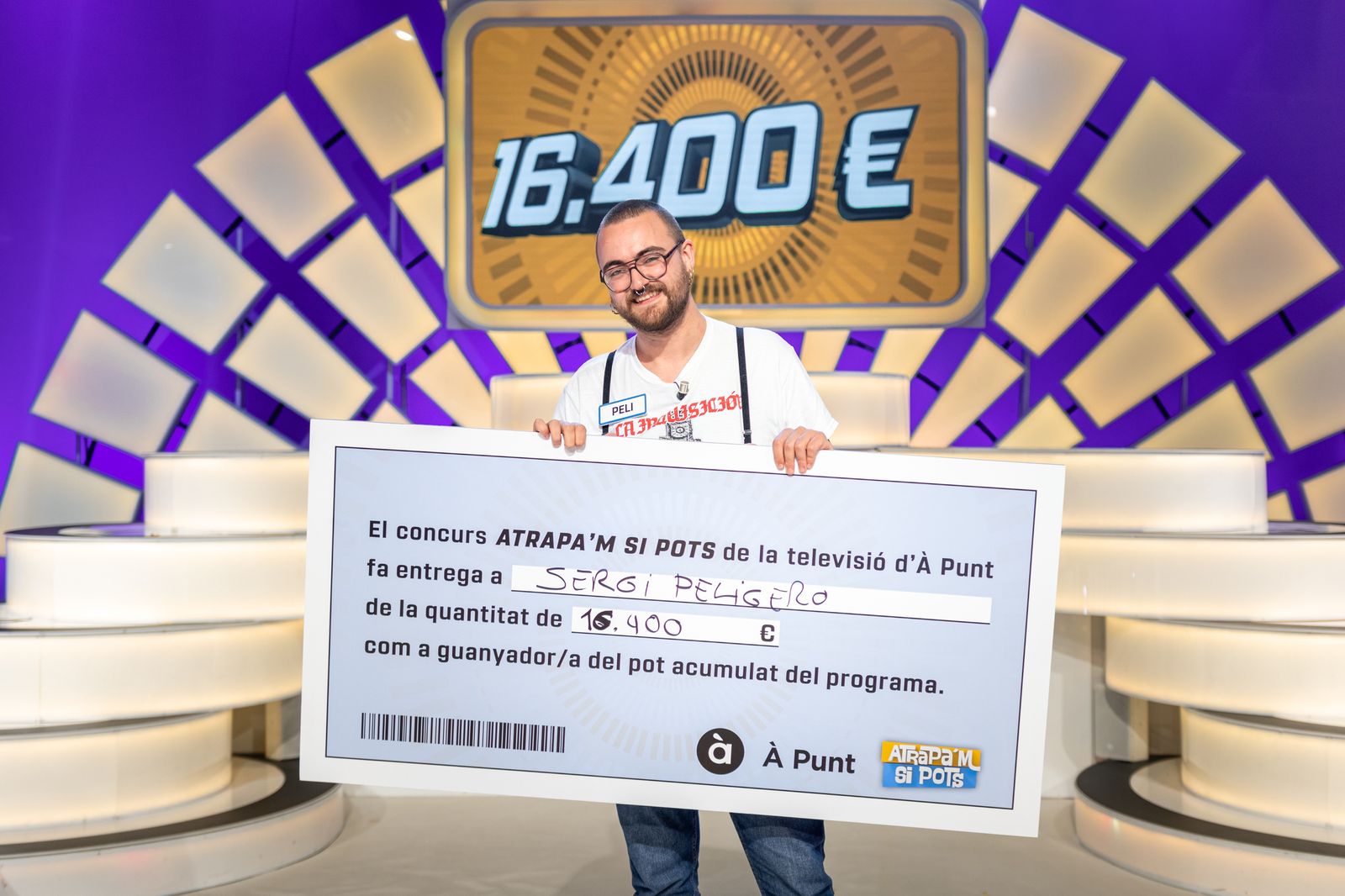 Sergi 'Peli' destinarà el premi a la primera maqueta del seu grup i a estudiar més música.