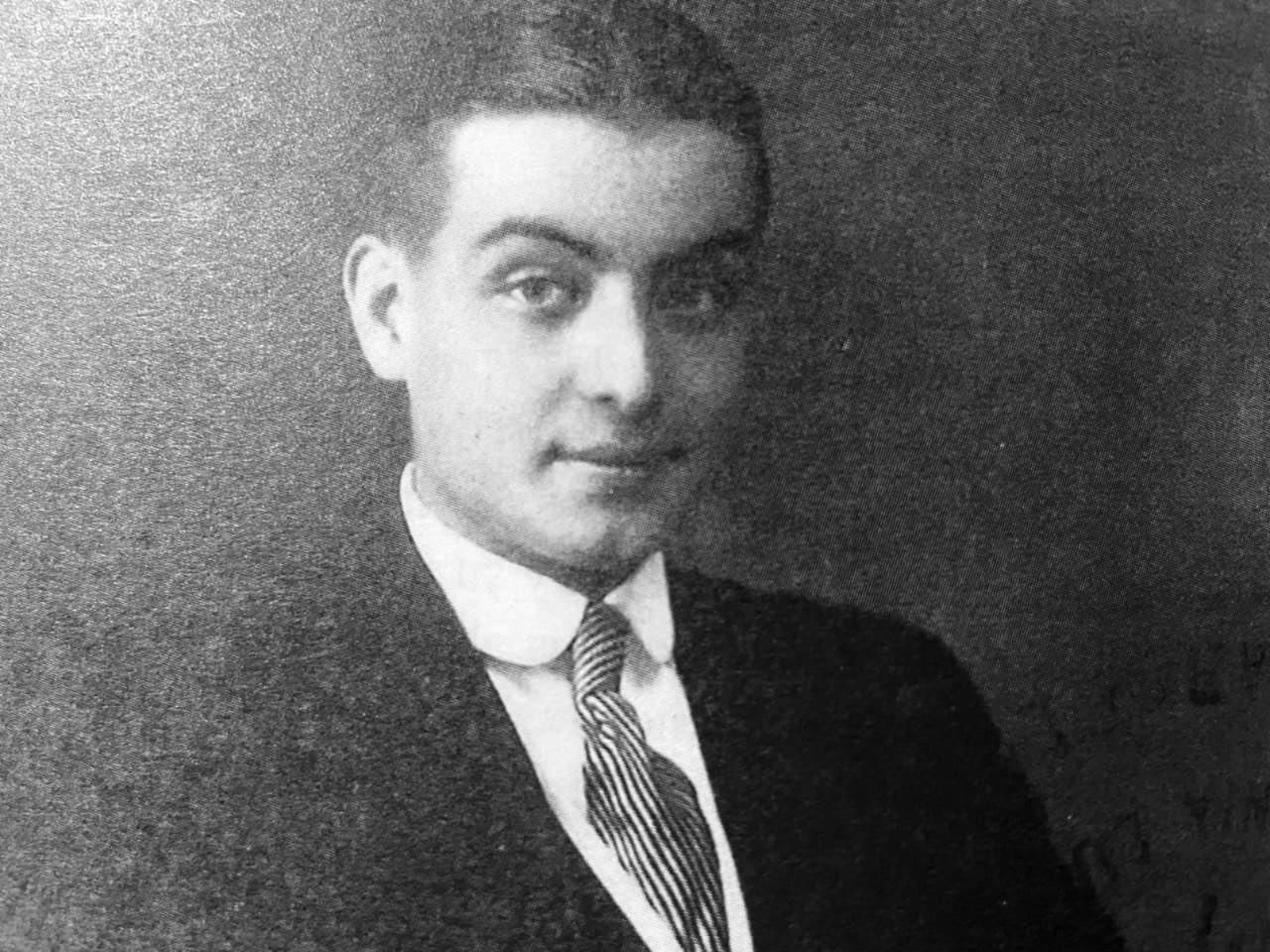 Francesc Casas Sala fotografiat als 17 anys