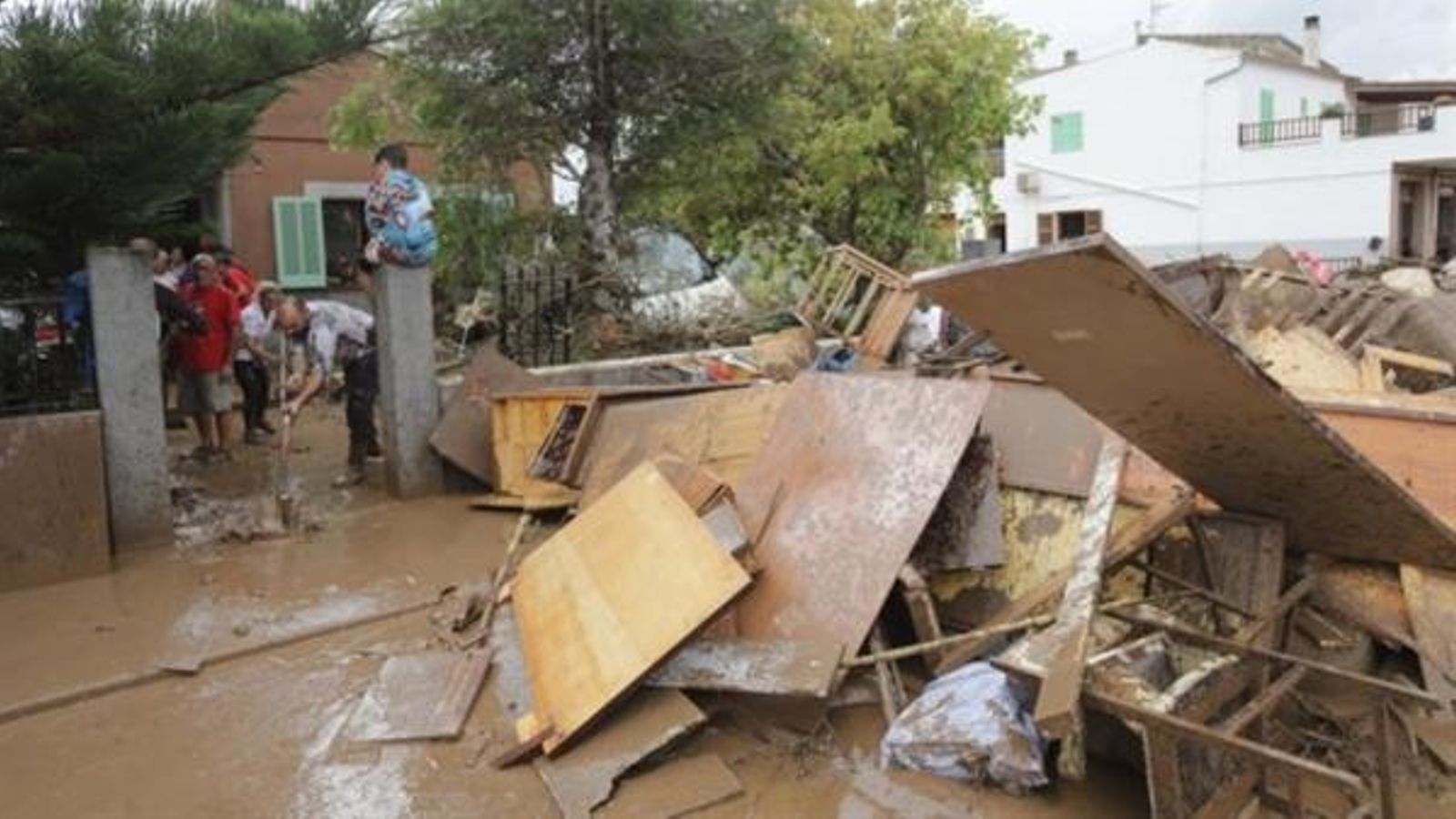Efecte de les inundacions a Mallorca
