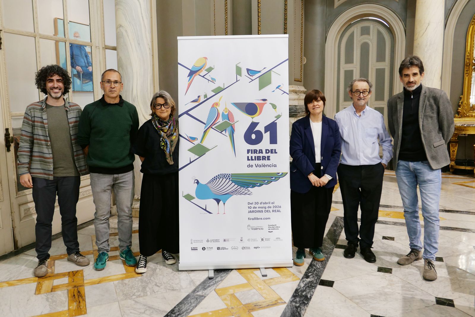 Roda de premsa de presentació de la 61 Fira del Llibre de València