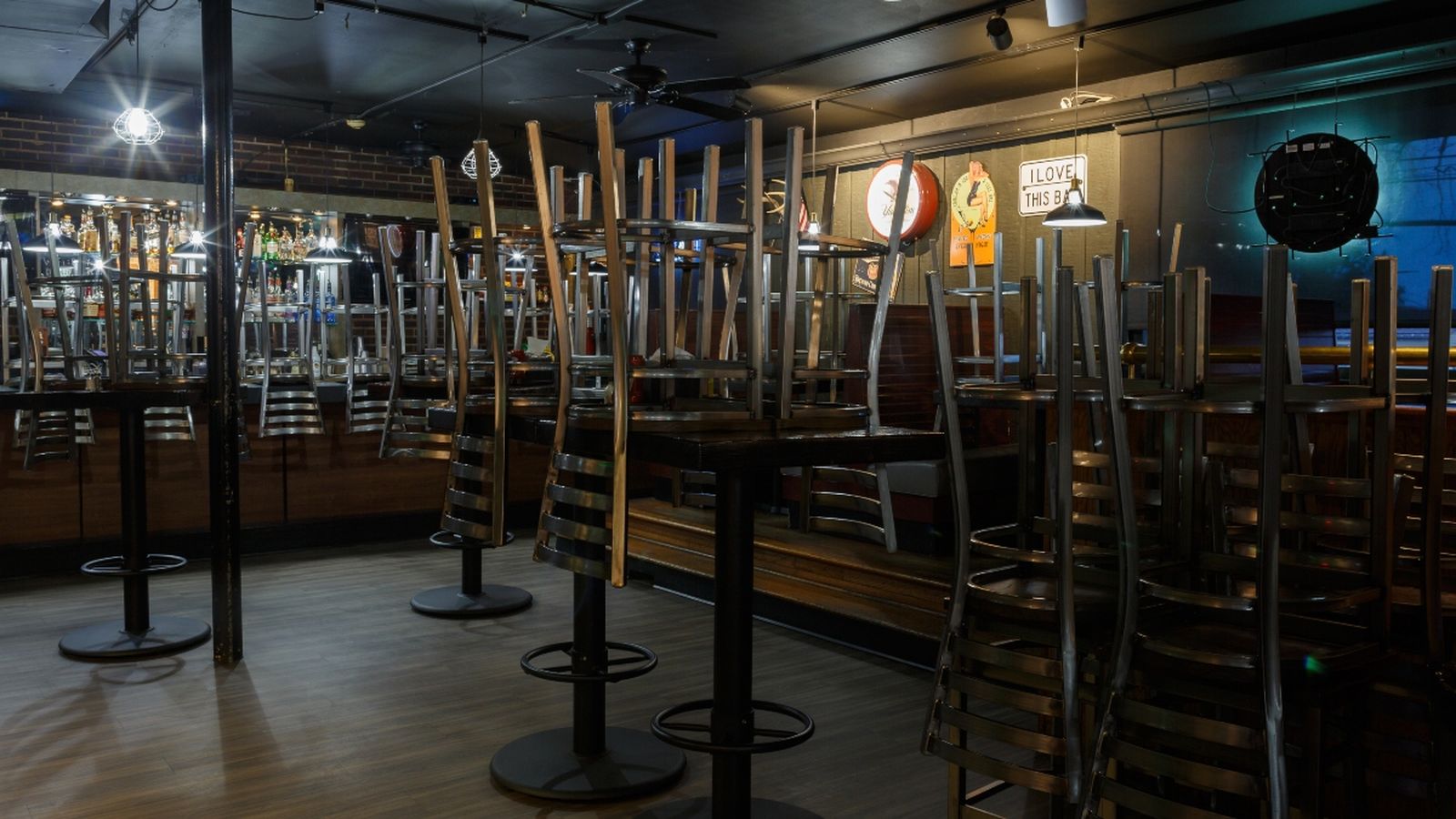 Bar tancat pels efectes de la Covid-19