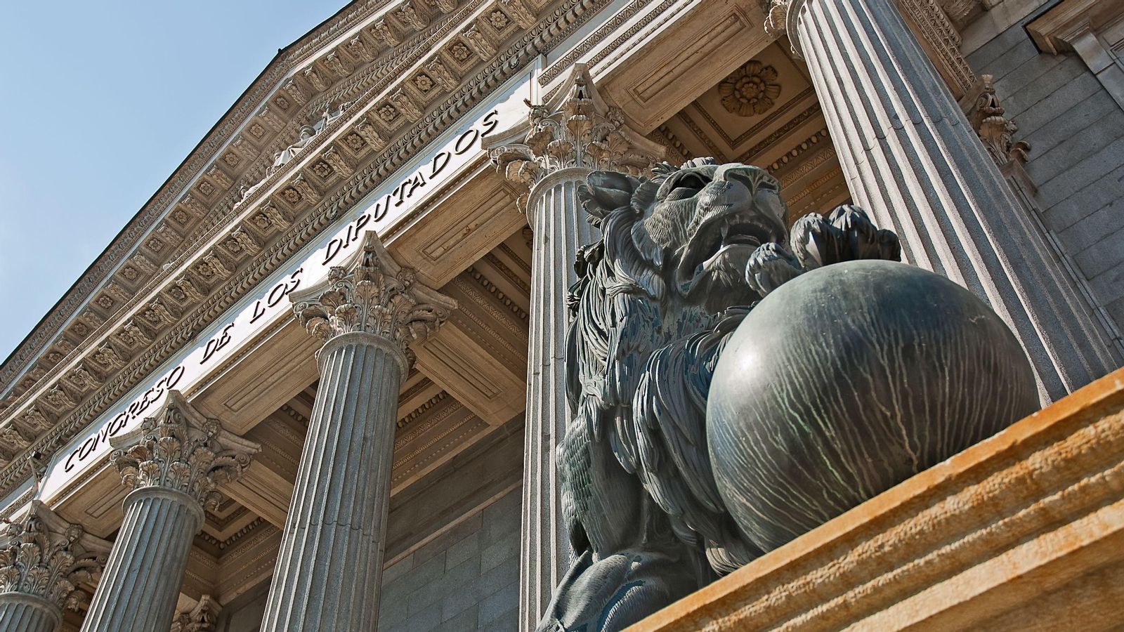 El Congrés dels Diputats a Madrid