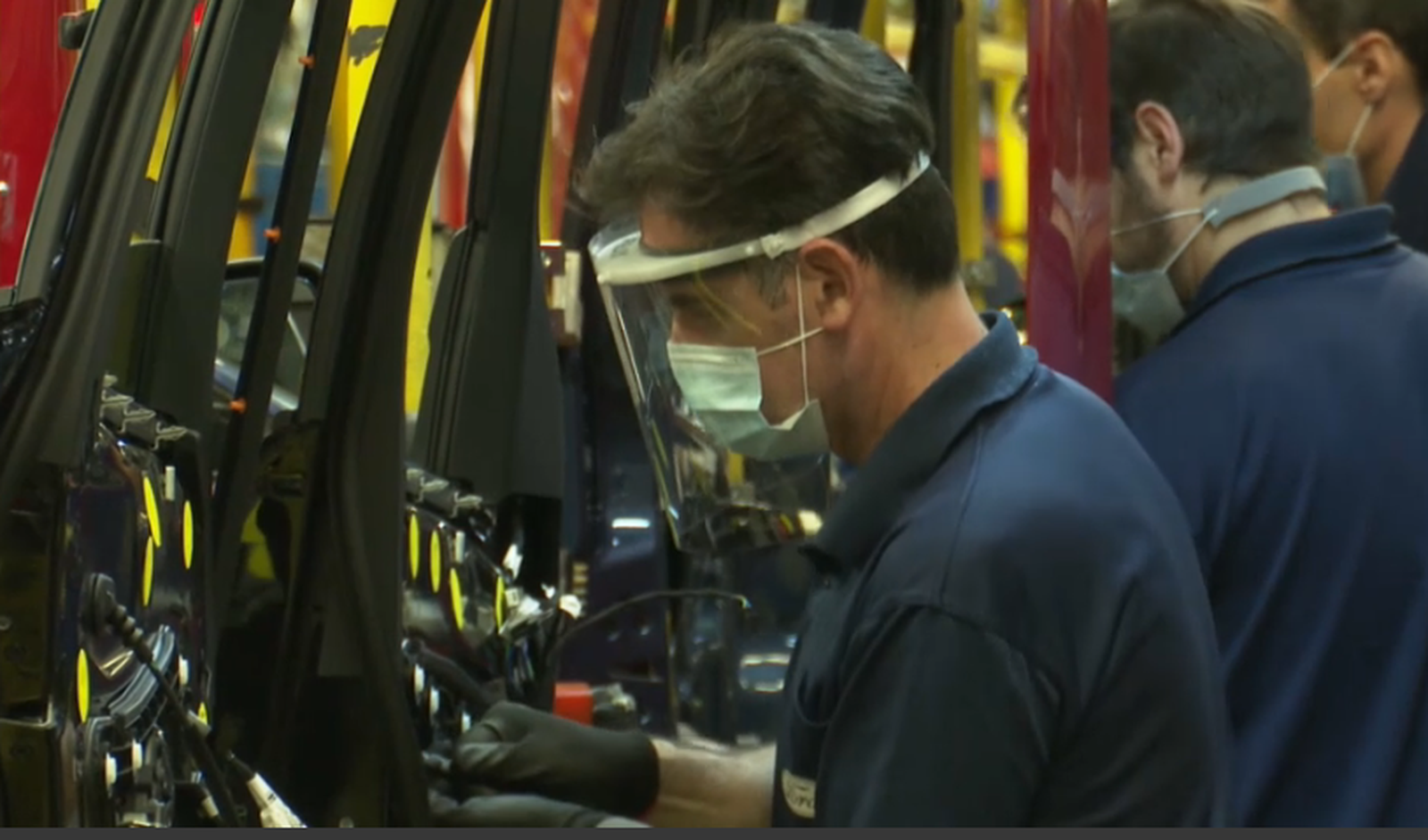 Treballadors a Ford Almussafes