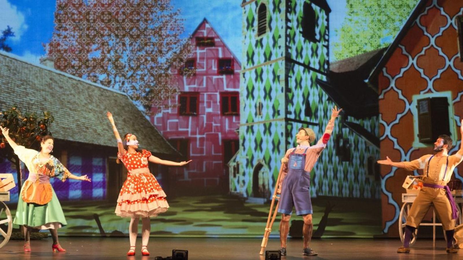 Escena de l'obra 'El flautista de Hamelin' de Nacho Vilar Producciones