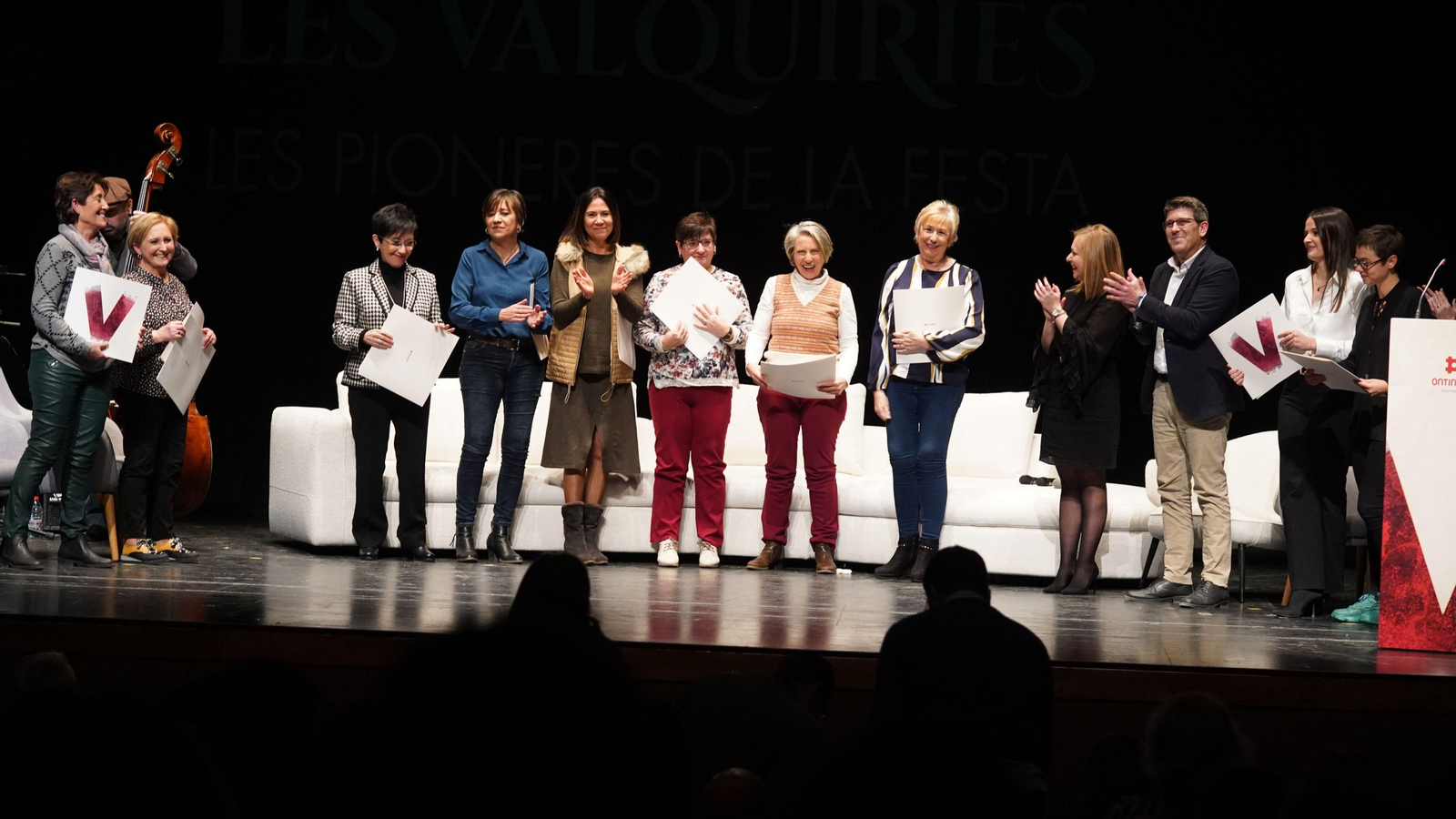Un moment de la presentació del documental, aquest divendres a Ontinyent