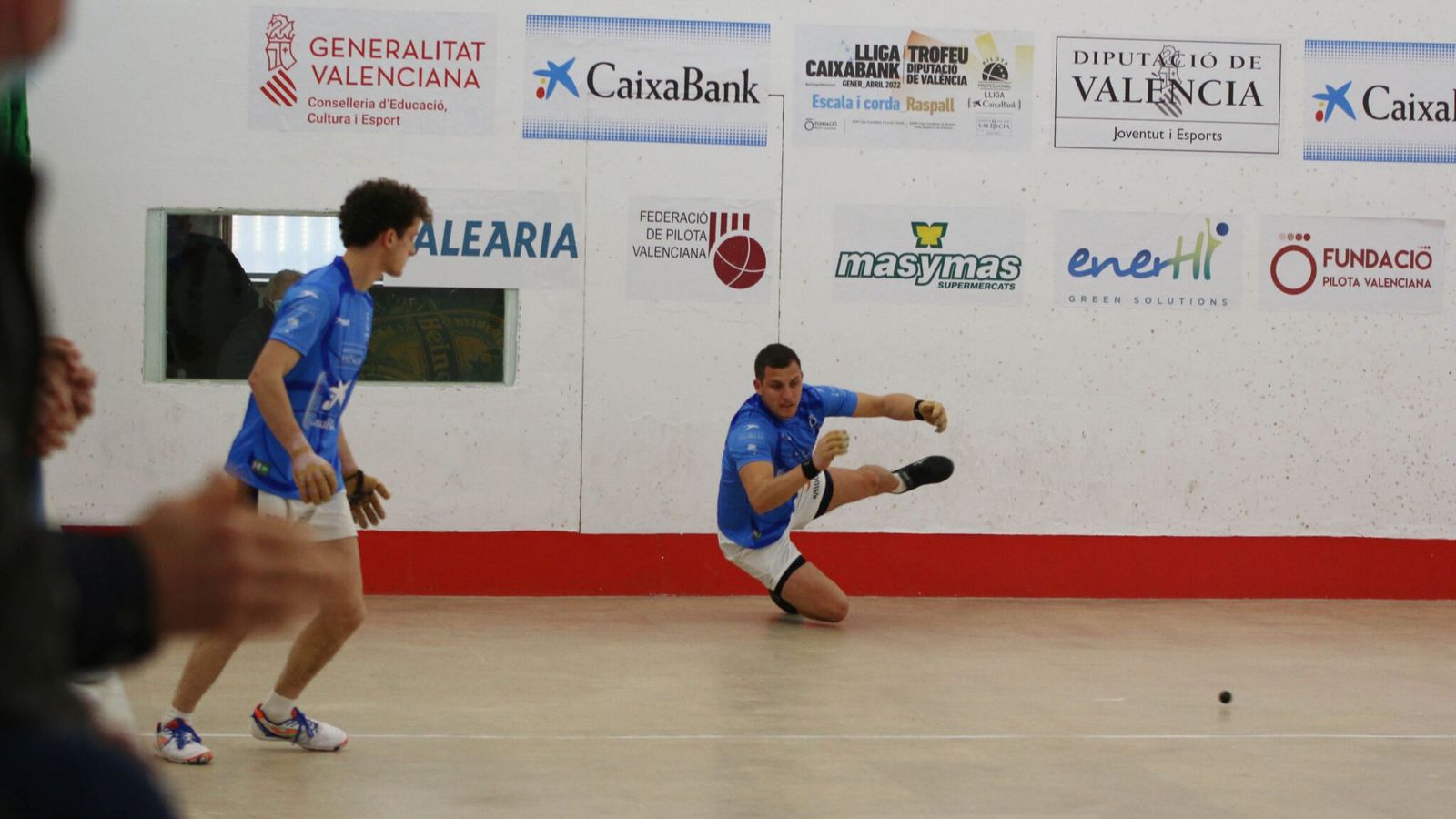 Ian i Marc, durant una partida