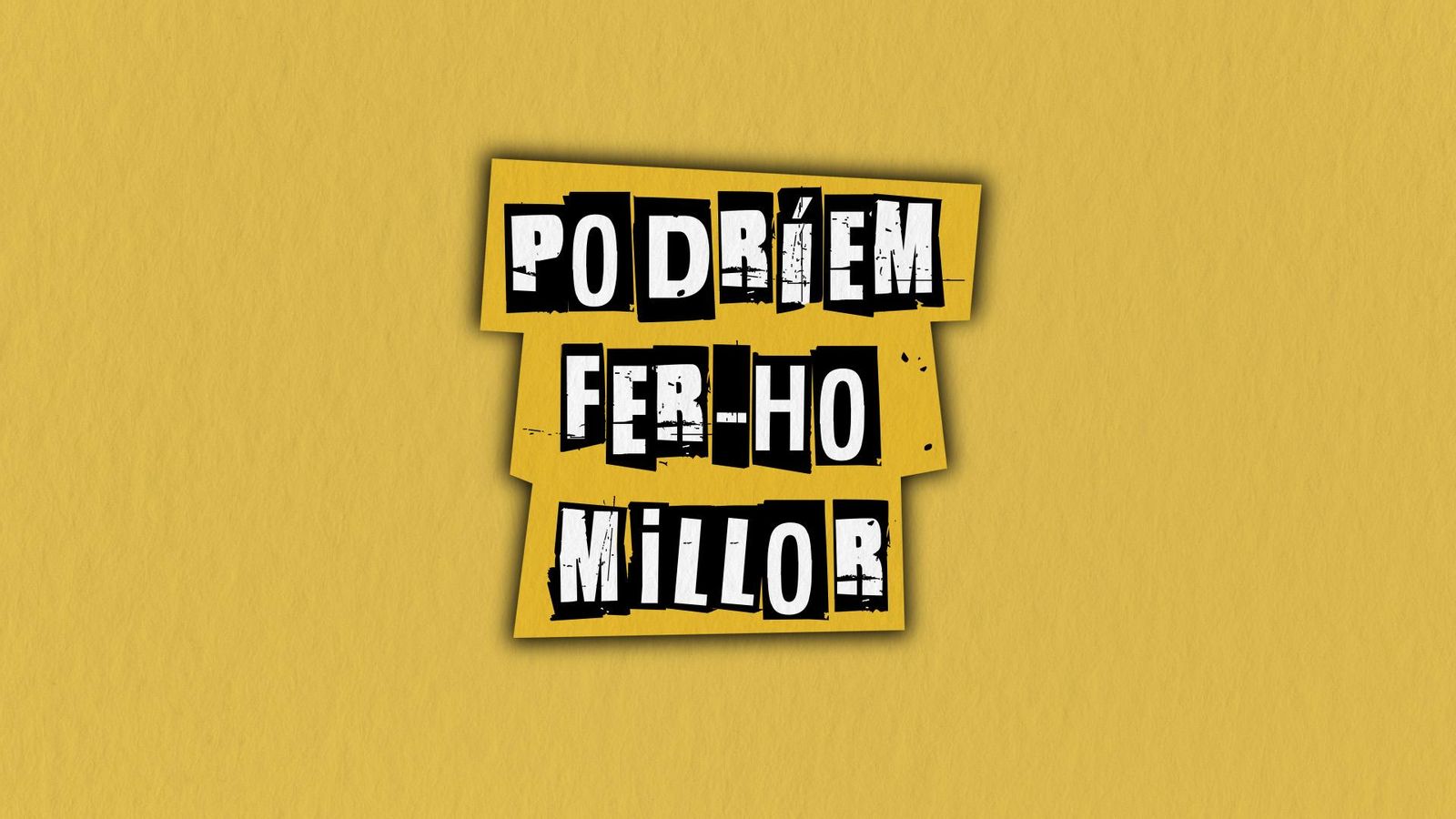 Miniatura Podríem fer-ho millor  16 9