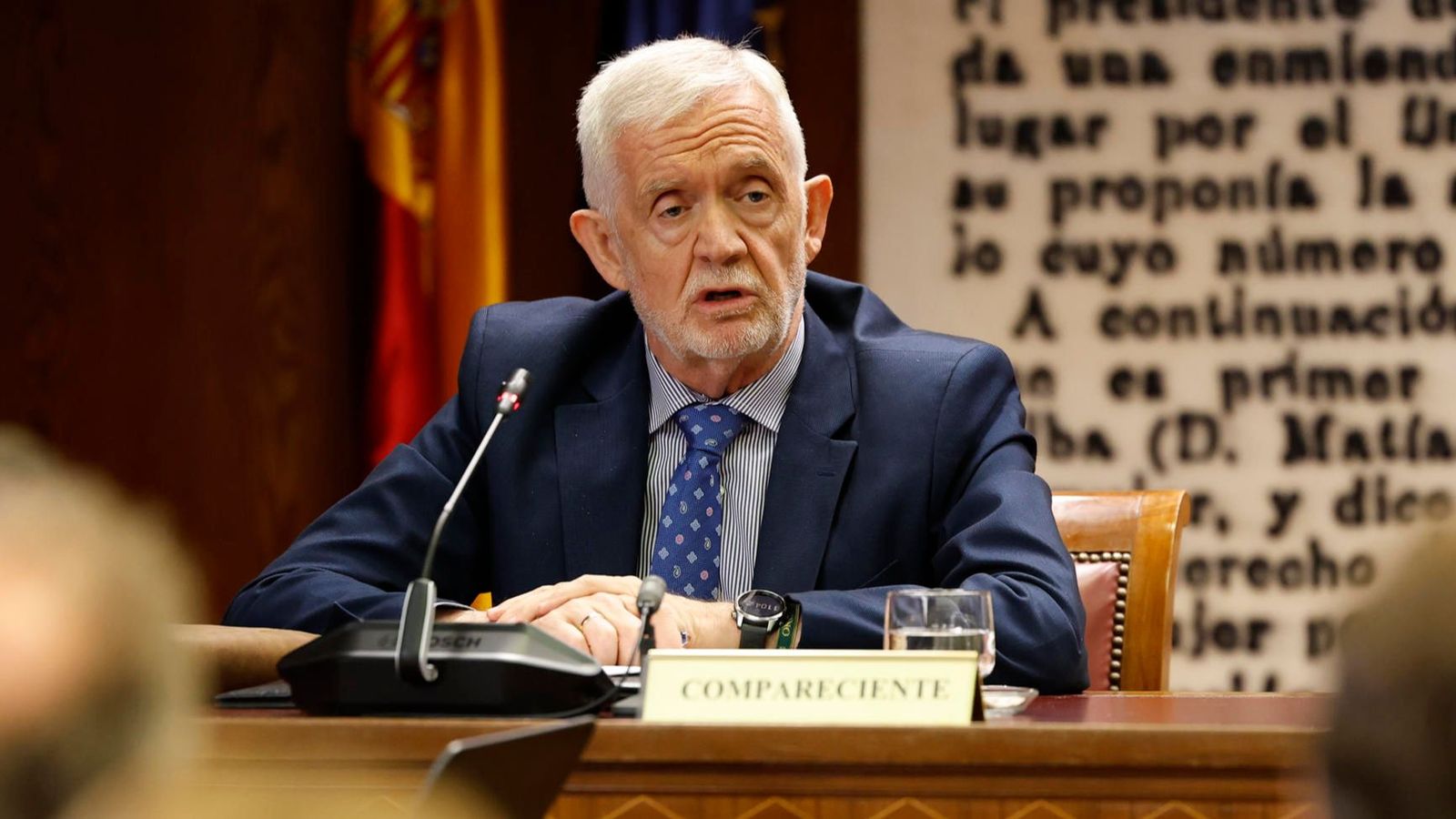 El DAO de la Guàrdia Civil, Manuel Llamas, este divendres al Senat