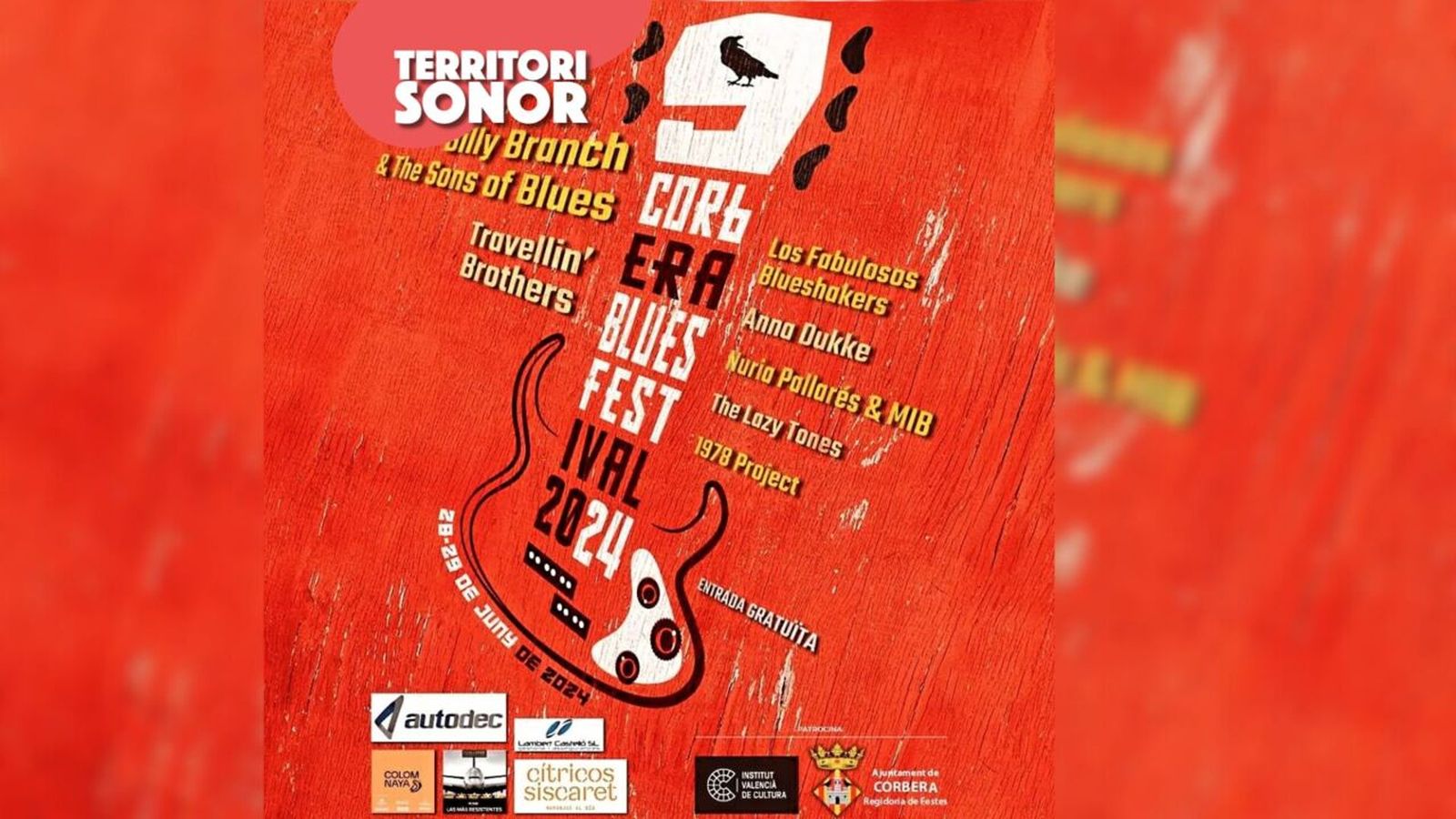 26.06.2024 | La novena edició del Corbera Blues Festival
