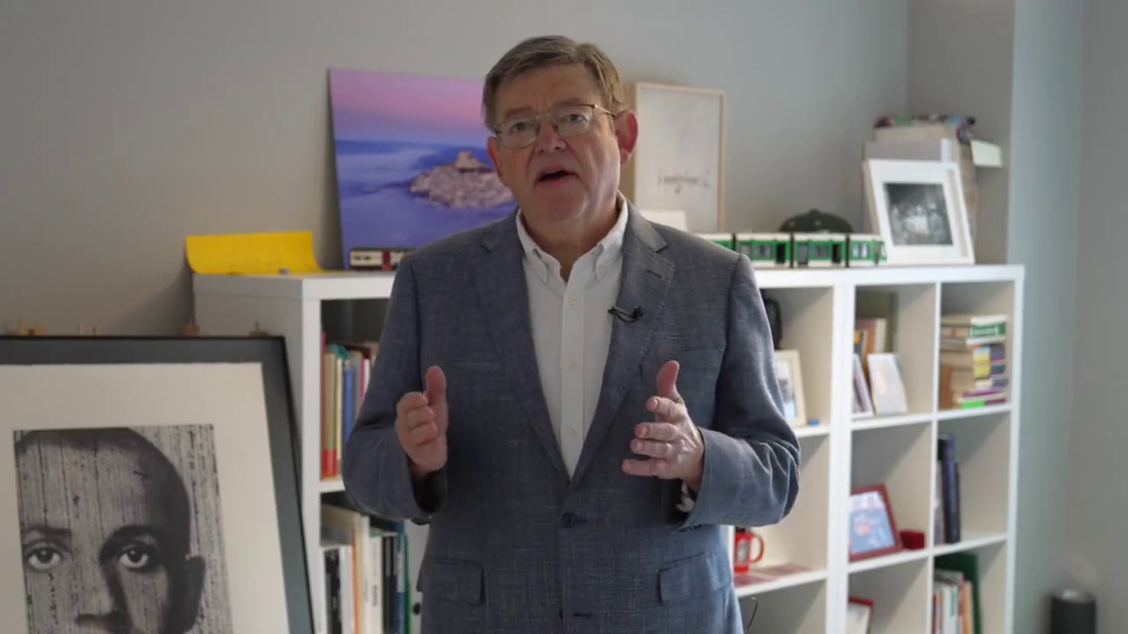 El secretari general del PSPV-PSOE, Ximo Puig, en el missatge que ha compartit a les xarxes