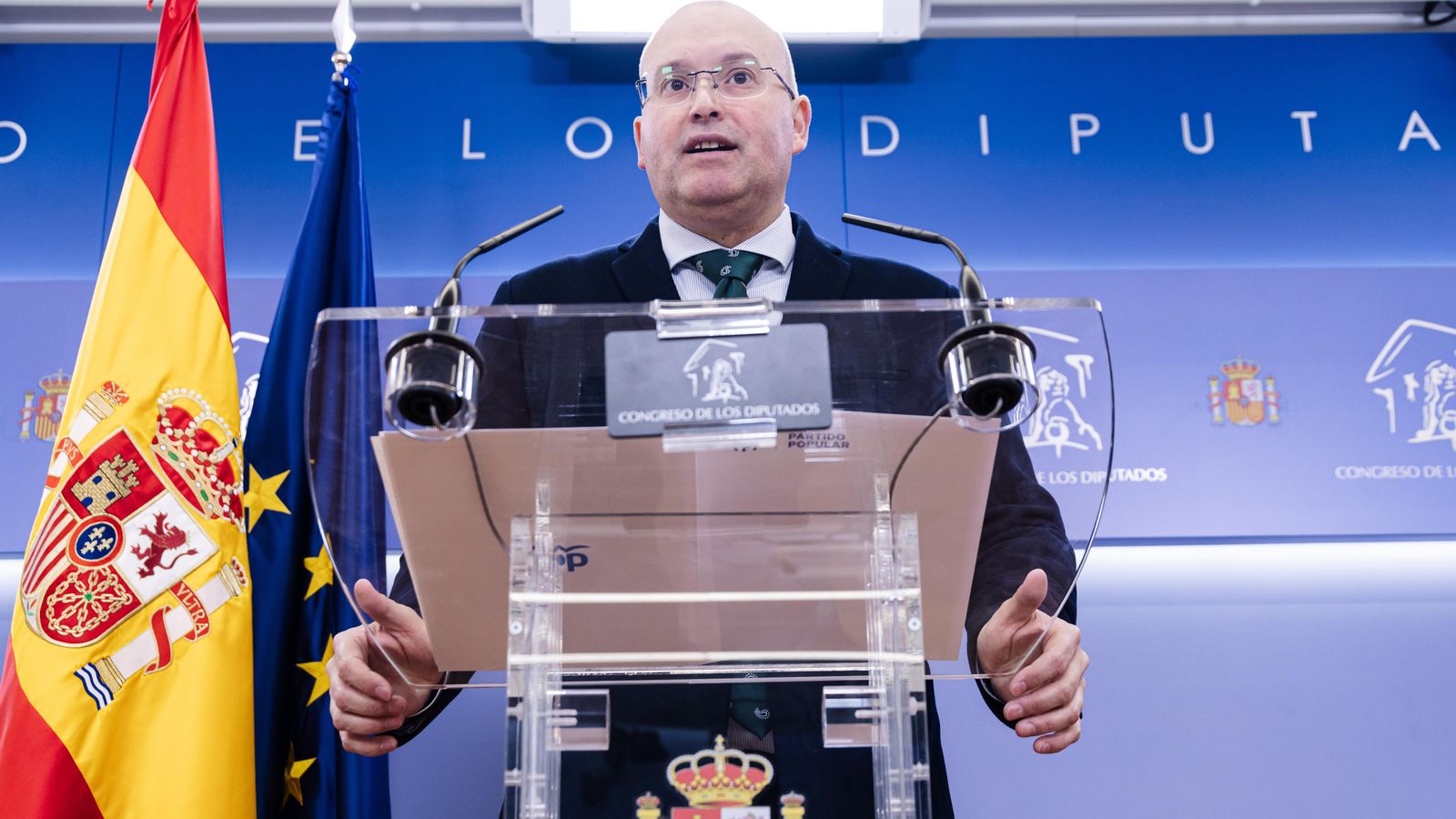 El portaveu del PP al Congrés, Miguel Tellado El portaveu del PP en el Congrés, Miguel Tellado