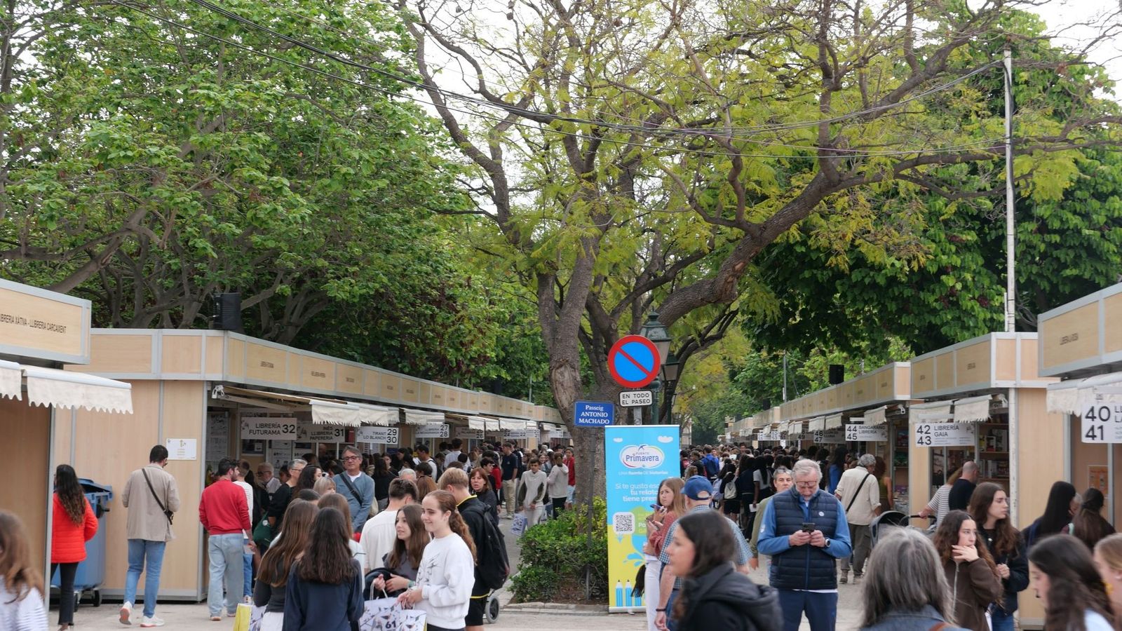 Fira del Llibre de València, durant l'edició d'enguany