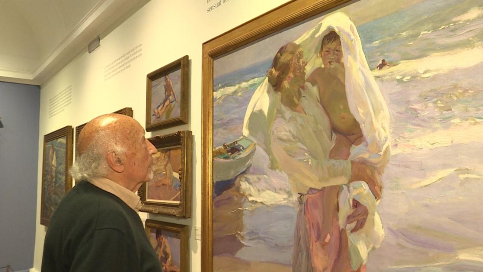 S'inaugura l'exposició "En la mar de Sorolla amb Manuel Vicent"