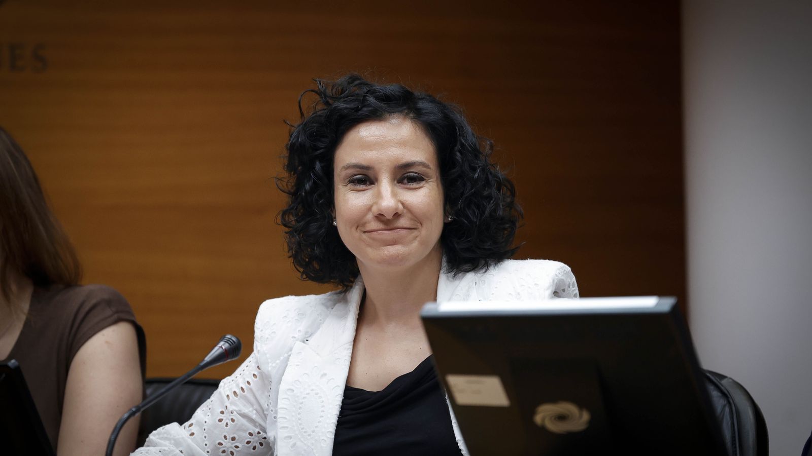Elena Albalat, este dimecres, a les Corts