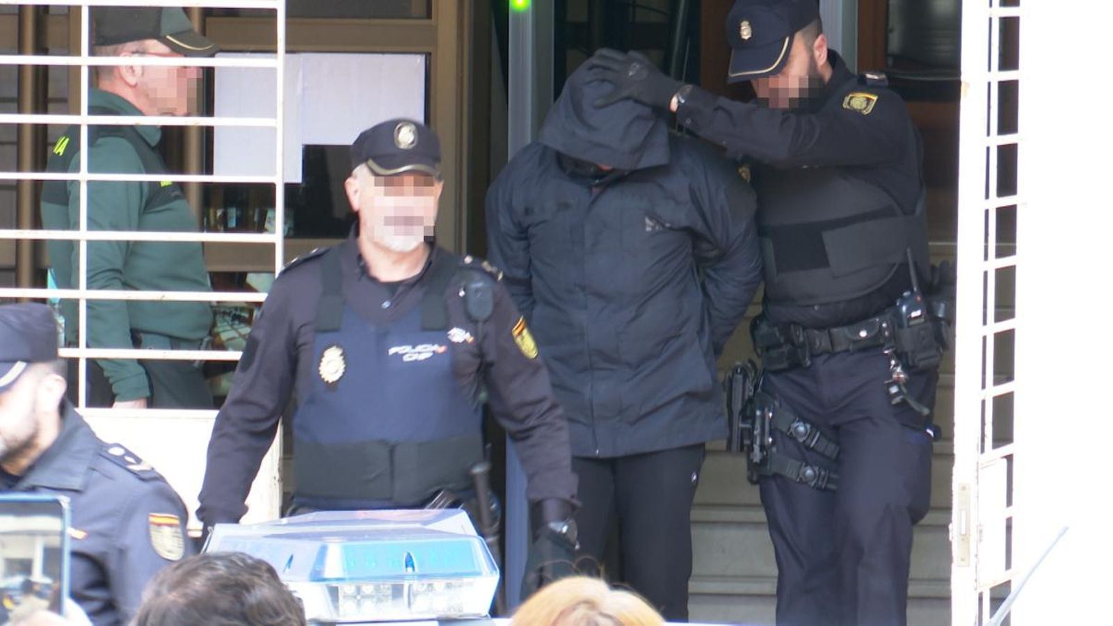 El sospitós del crim de Marta Calvo ix del jutjat d'Alzira, que instrueix el cas, en una imatge del passat desembre
