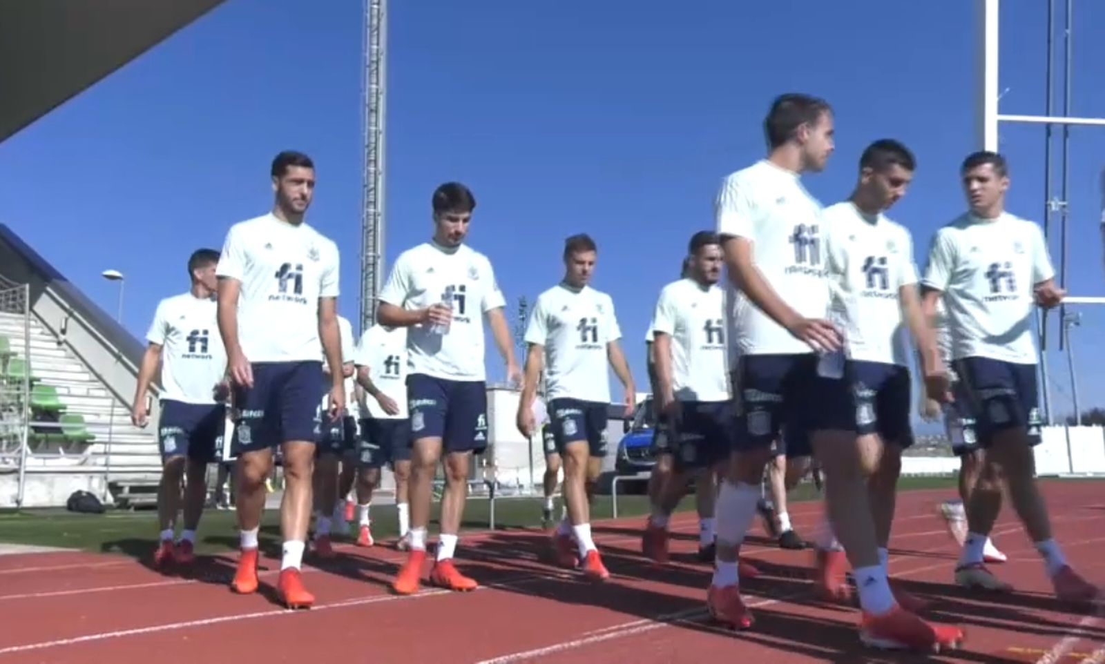 Carlos Soler concentrat amb la selecció
