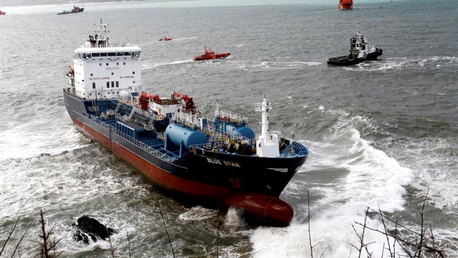 El vaixell quimiquer Blue Star