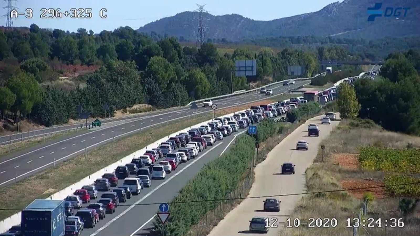 Imatge dels embussos a l'alçada de Setaigües