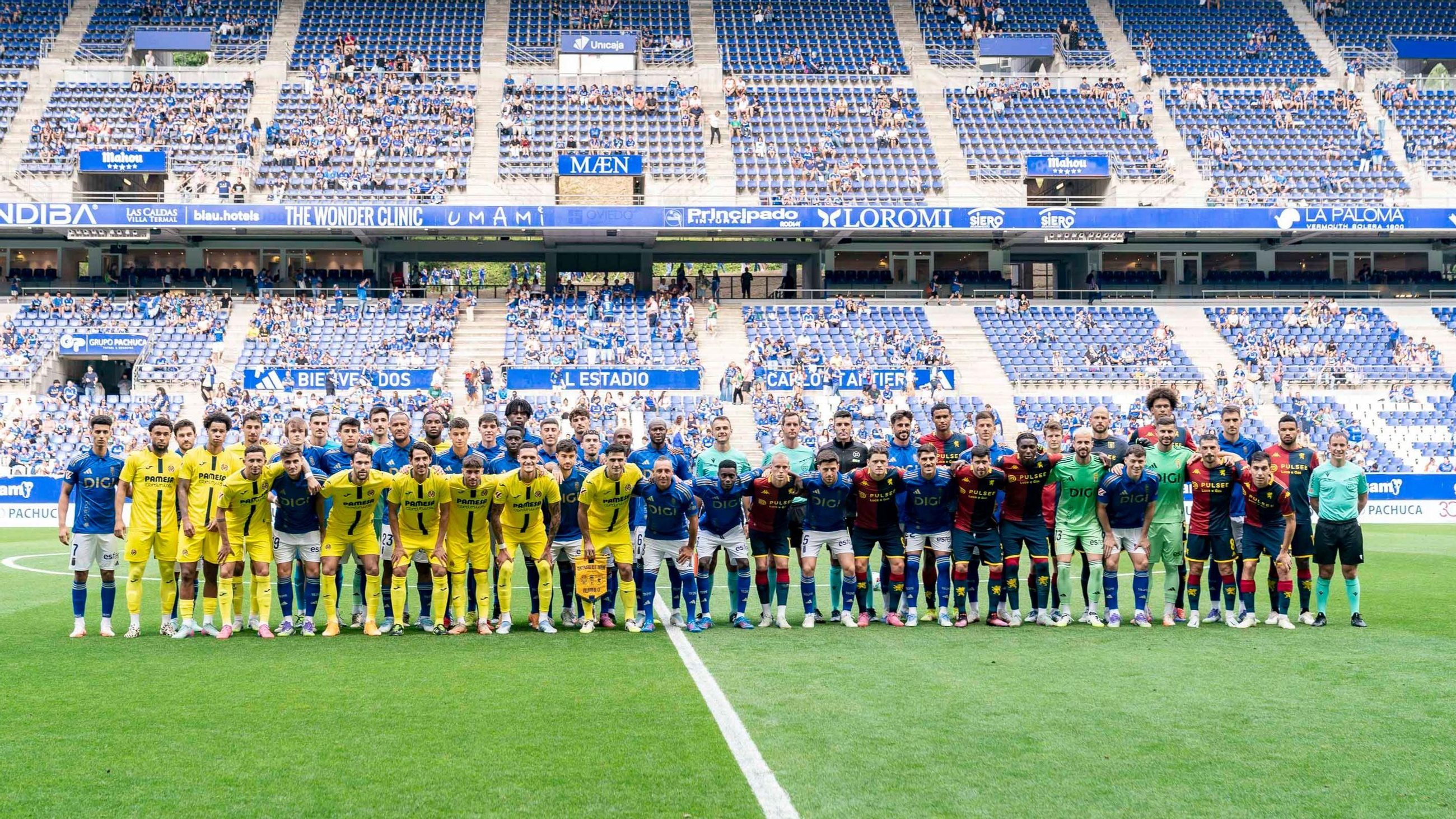 Imatge del triangular entre el Villarreal, l'Oviedo i el Gènova Imatge del triangular entre el Villarreal, l'Oviedo i el Gènova